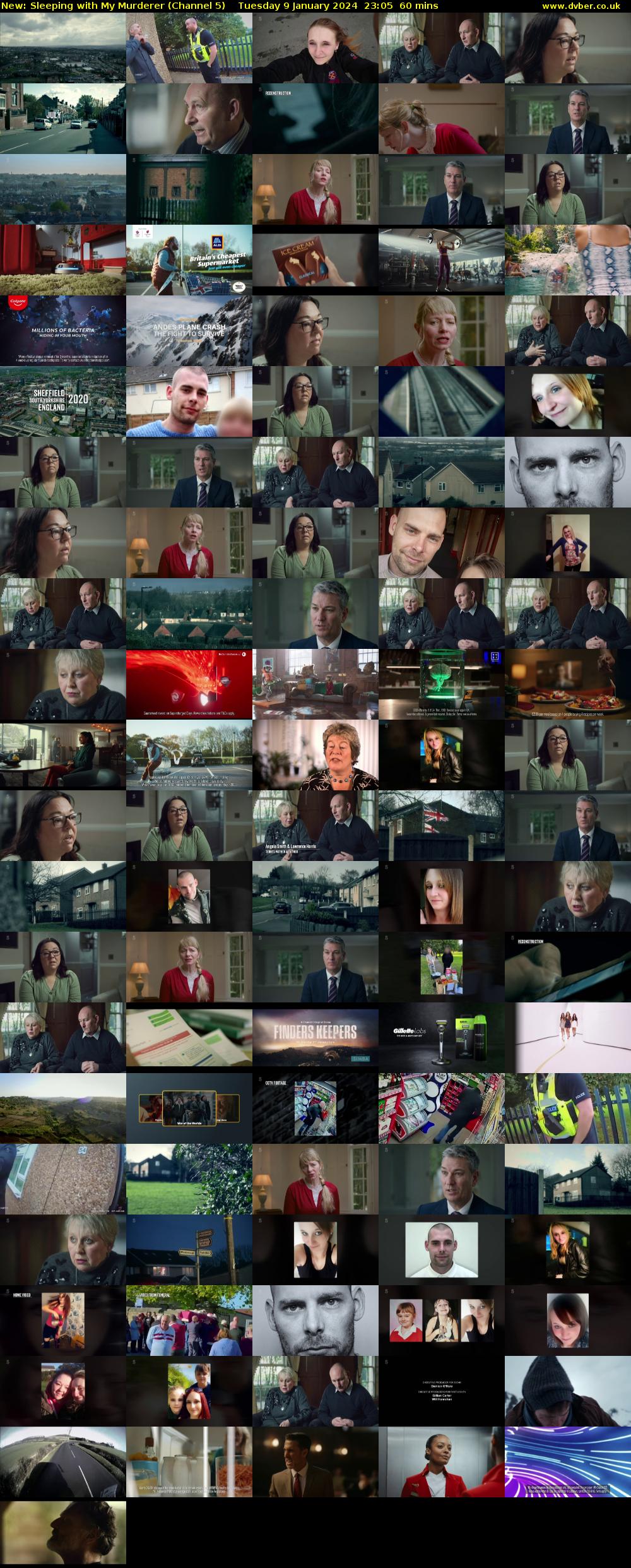 Sleeping with My Murderer (Channel 5) Tuesday 9 January 2024 23:05 - 00:05