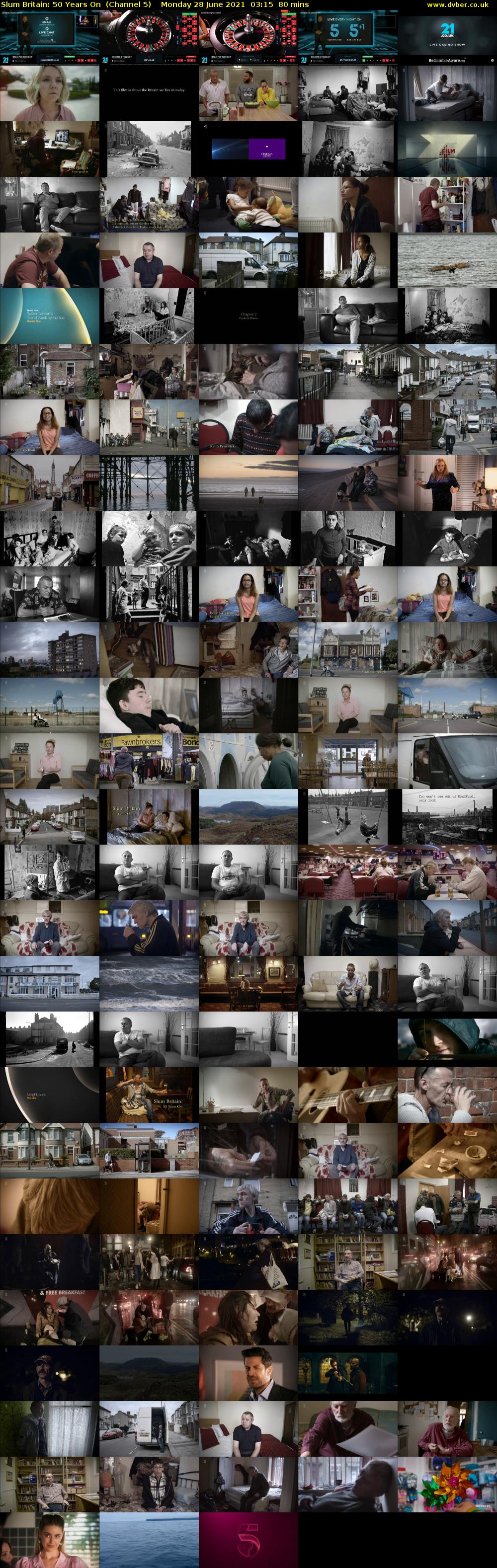 Slum Britain: 50 Years On  (Channel 5) Monday 28 June 2021 03:15 - 04:35