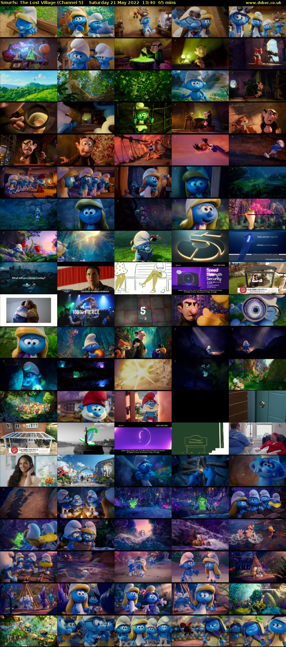 Smurfs: The Lost Village (Channel 5) Saturday 21 May 2022 13:40 - 14:45