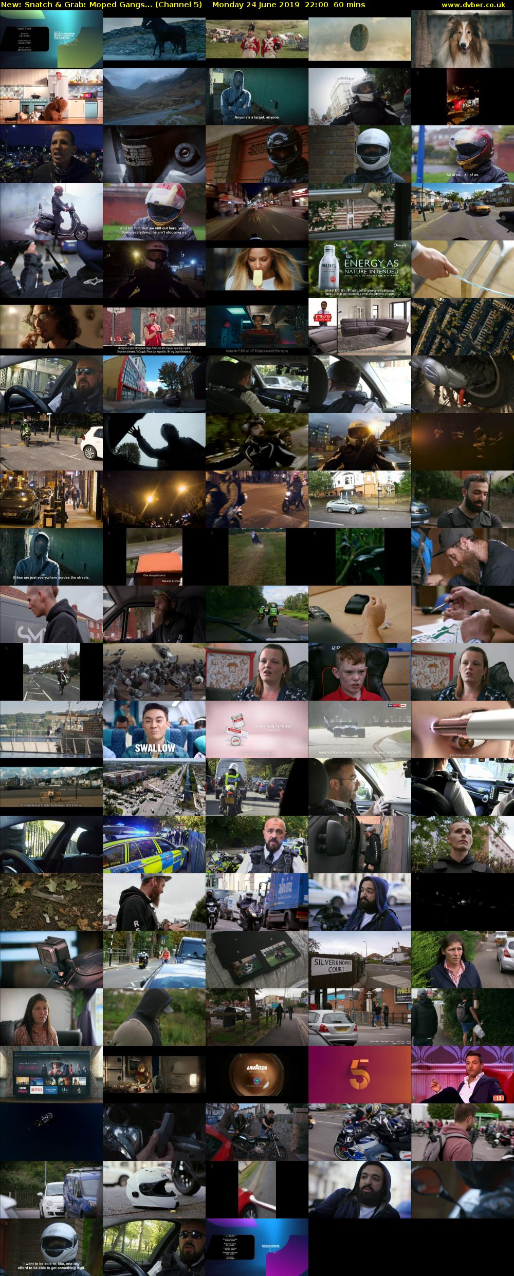 Snatch & Grab: Moped Gangs... (Channel 5) Monday 24 June 2019 22:00 - 23:00