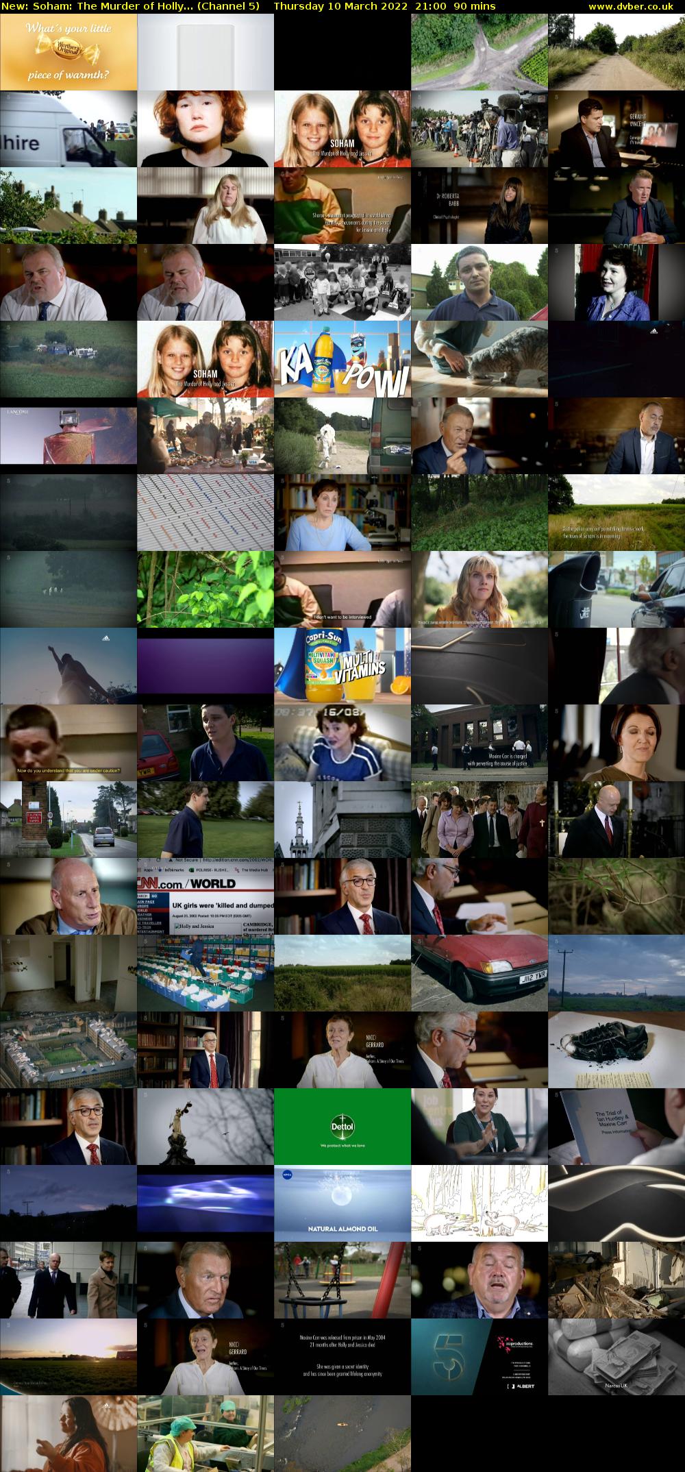 Soham: The Murder of Holly... (Channel 5) Thursday 10 March 2022 21:00 - 22:30