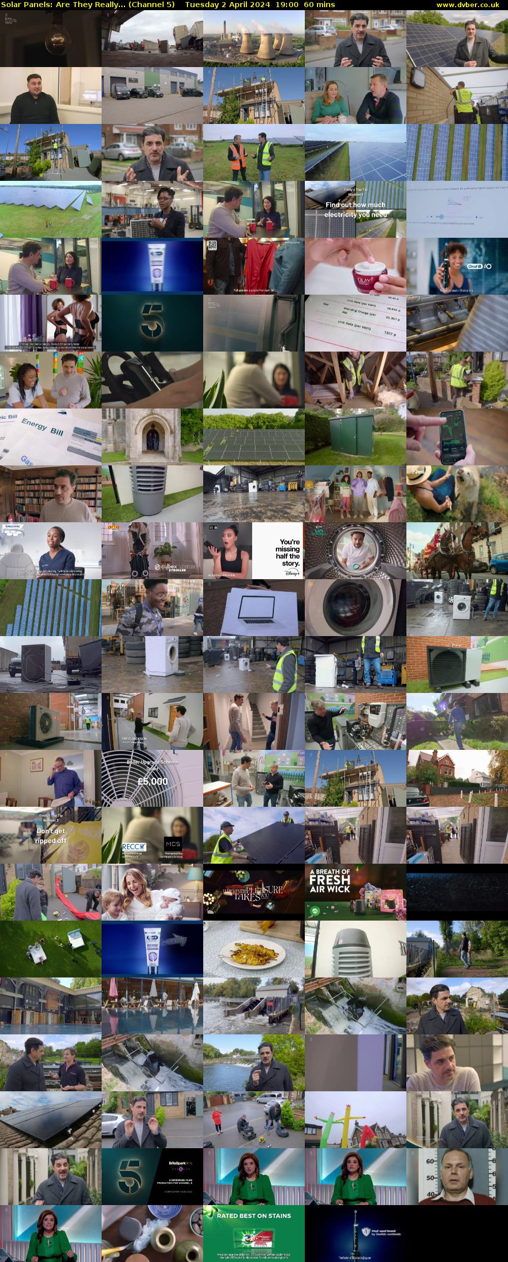 Solar Panels: Are They Really... (Channel 5) Tuesday 2 April 2024 19:00 - 20:00