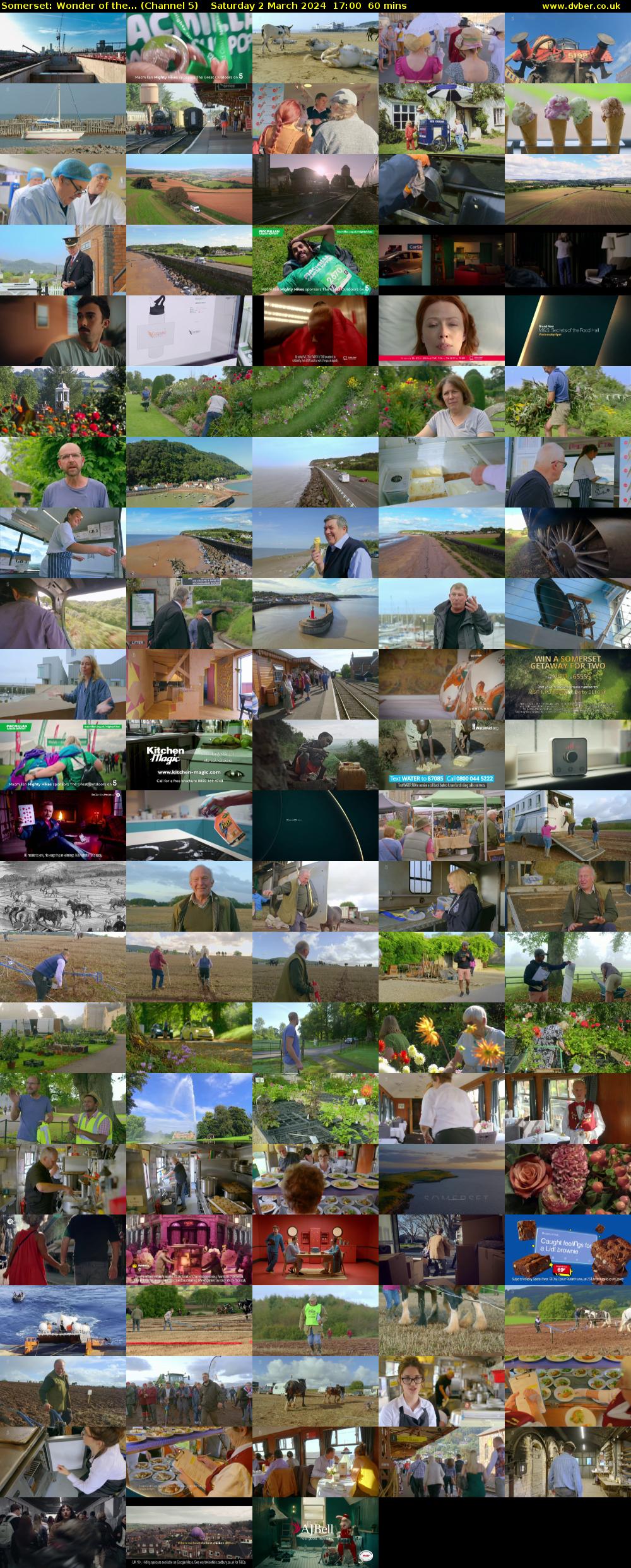 Somerset: Wonder of the... (Channel 5) Saturday 2 March 2024 17:00 - 18:00