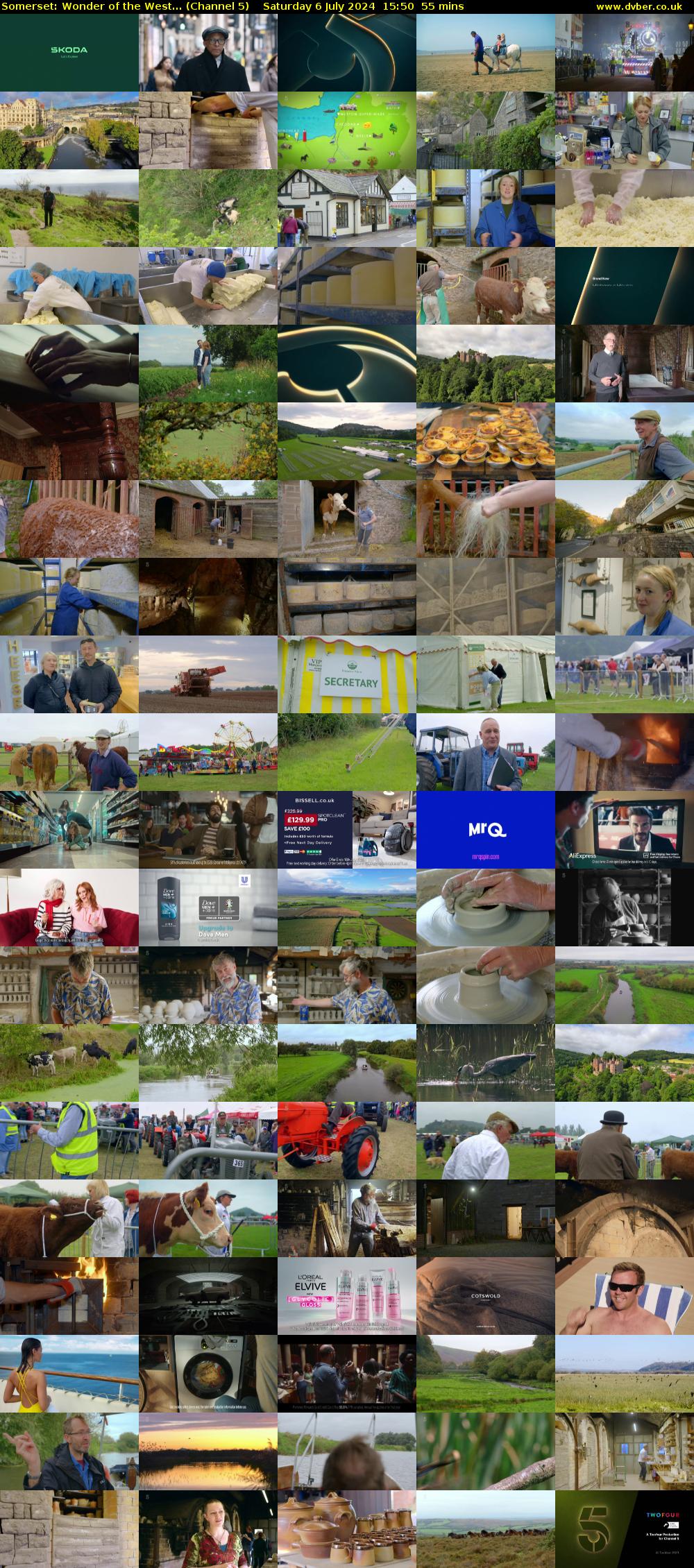 Somerset: Wonder of the West... (Channel 5) Saturday 6 July 2024 15:50 - 16:45