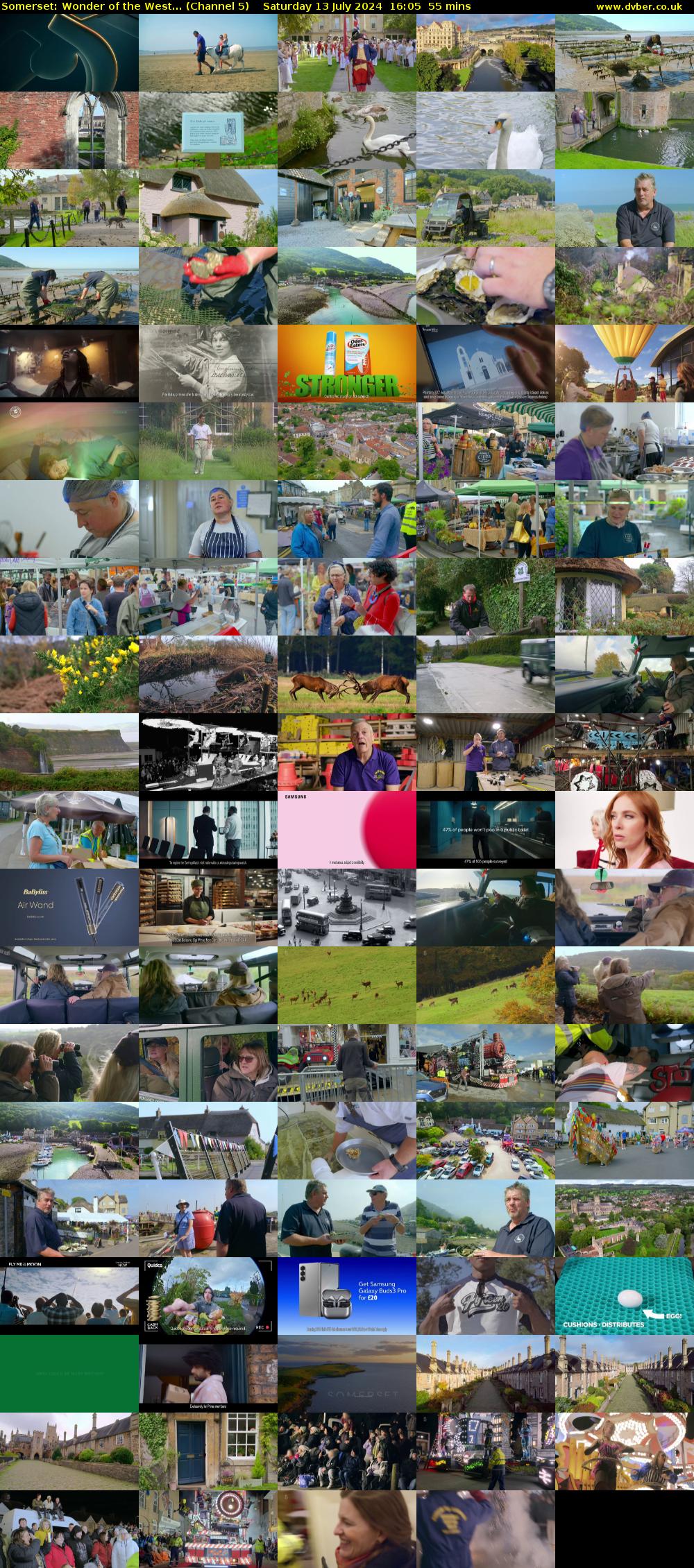 Somerset: Wonder of the West... (Channel 5) Saturday 13 July 2024 16:05 - 17:00