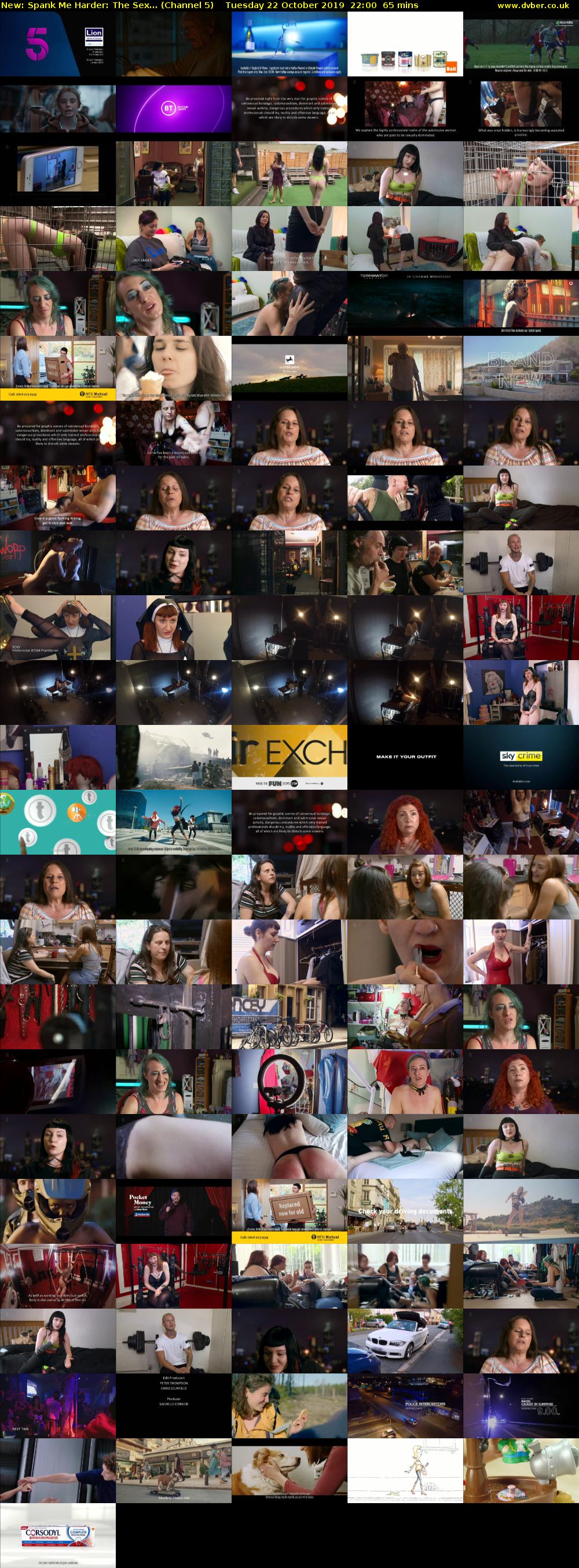 Spank Me Harder: The Sex... (Channel 5) Tuesday 22 October 2019 22:00 - 23:05