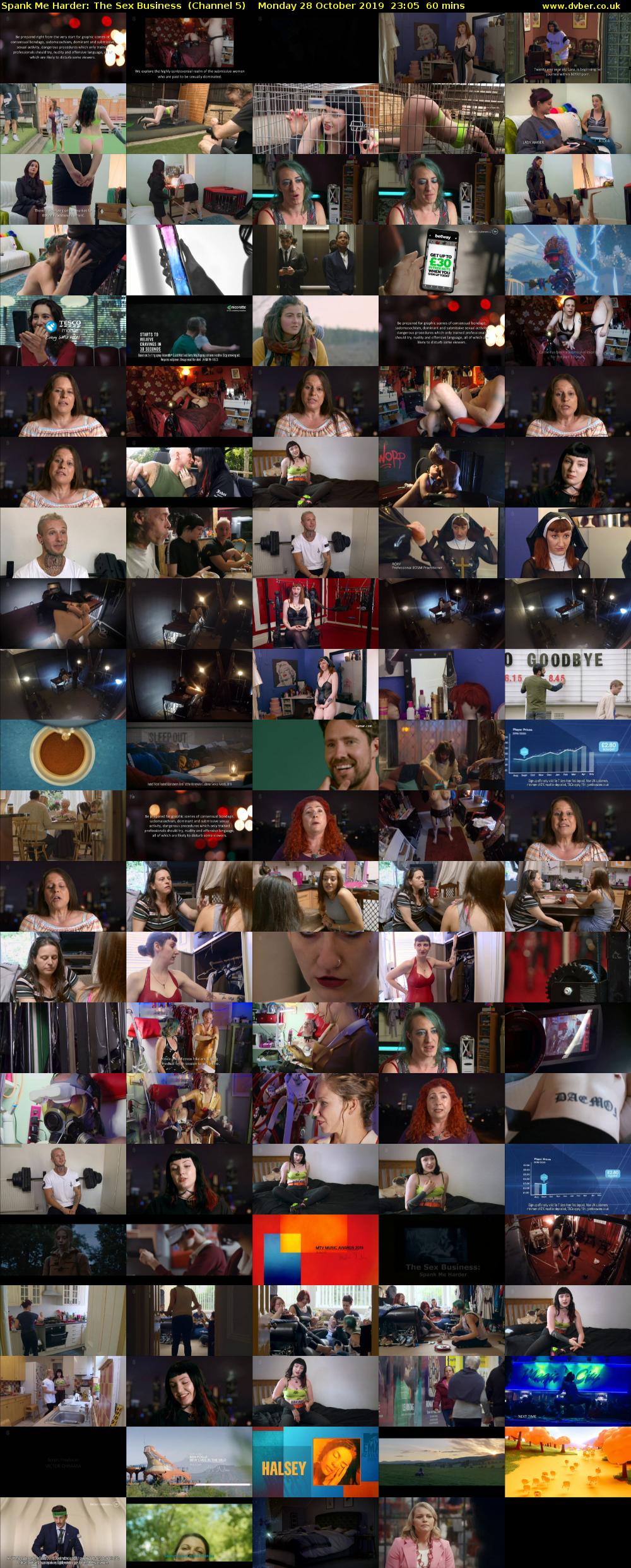 Spank Me Harder: The Sex Business  (Channel 5) Monday 28 October 2019 23:05 - 00:05