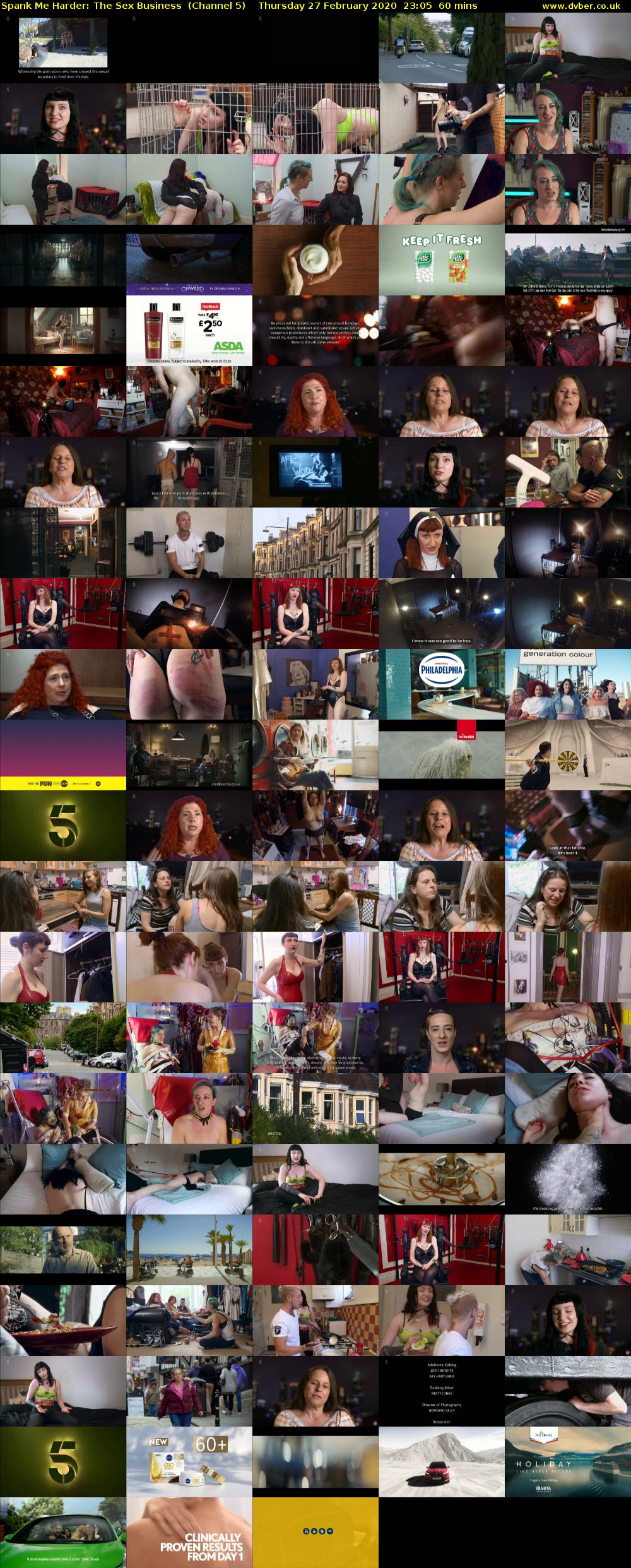 Spank Me Harder: The Sex Business  (Channel 5) Thursday 27 February 2020 23:05 - 00:05