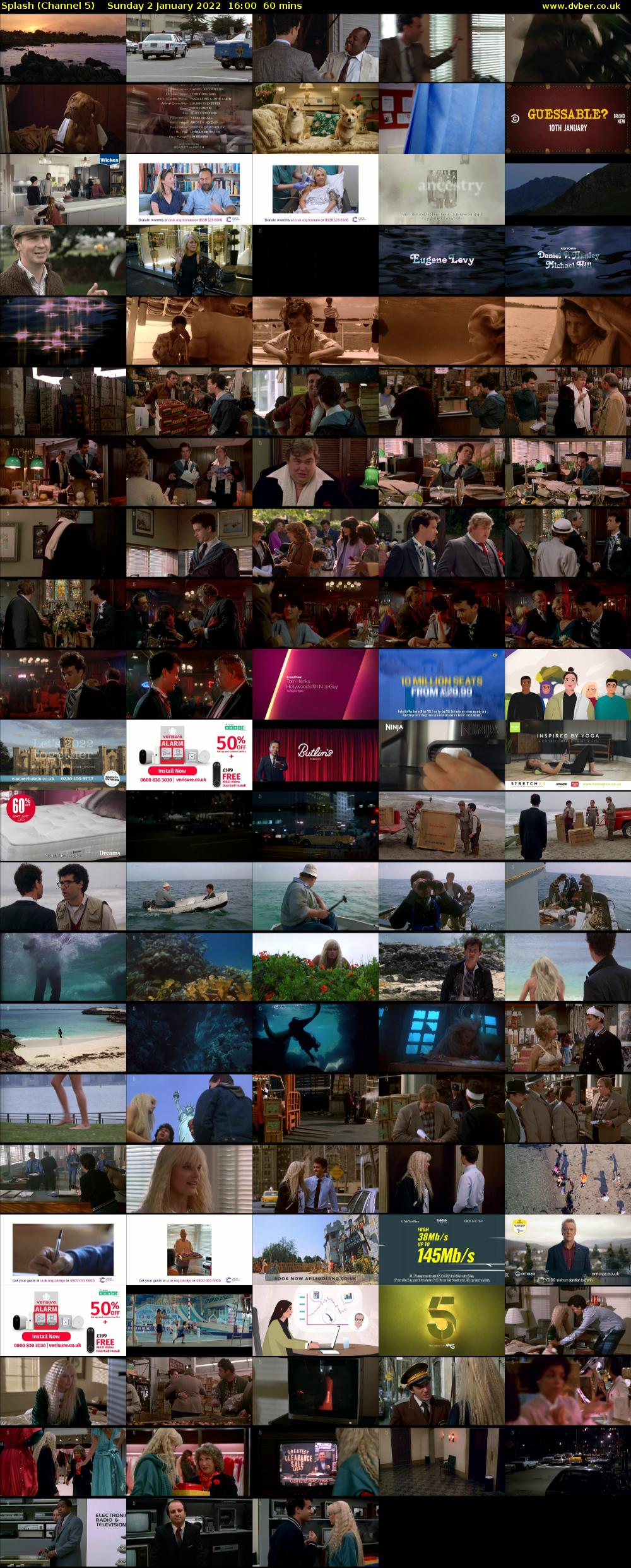 Splash (Channel 5) Sunday 2 January 2022 16:00 - 17:00
