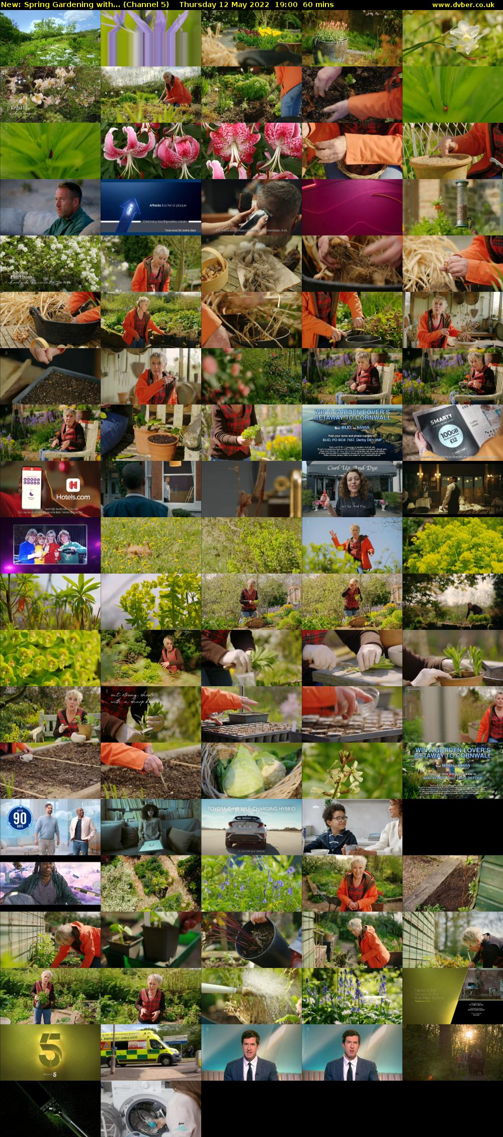 Spring Gardening with... (Channel 5) Thursday 12 May 2022 19:00 - 20:00