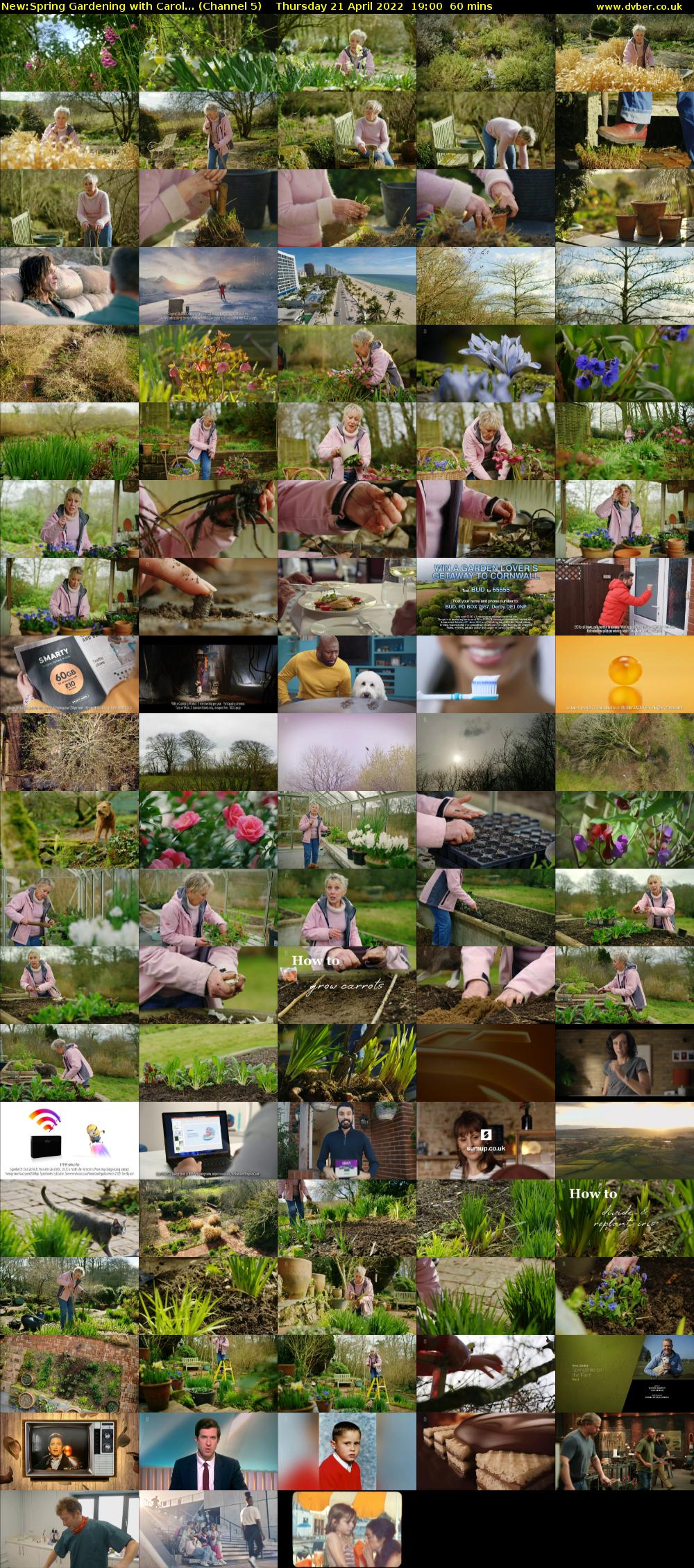 Spring Gardening with Carol... (Channel 5) Thursday 21 April 2022 19:00 - 20:00