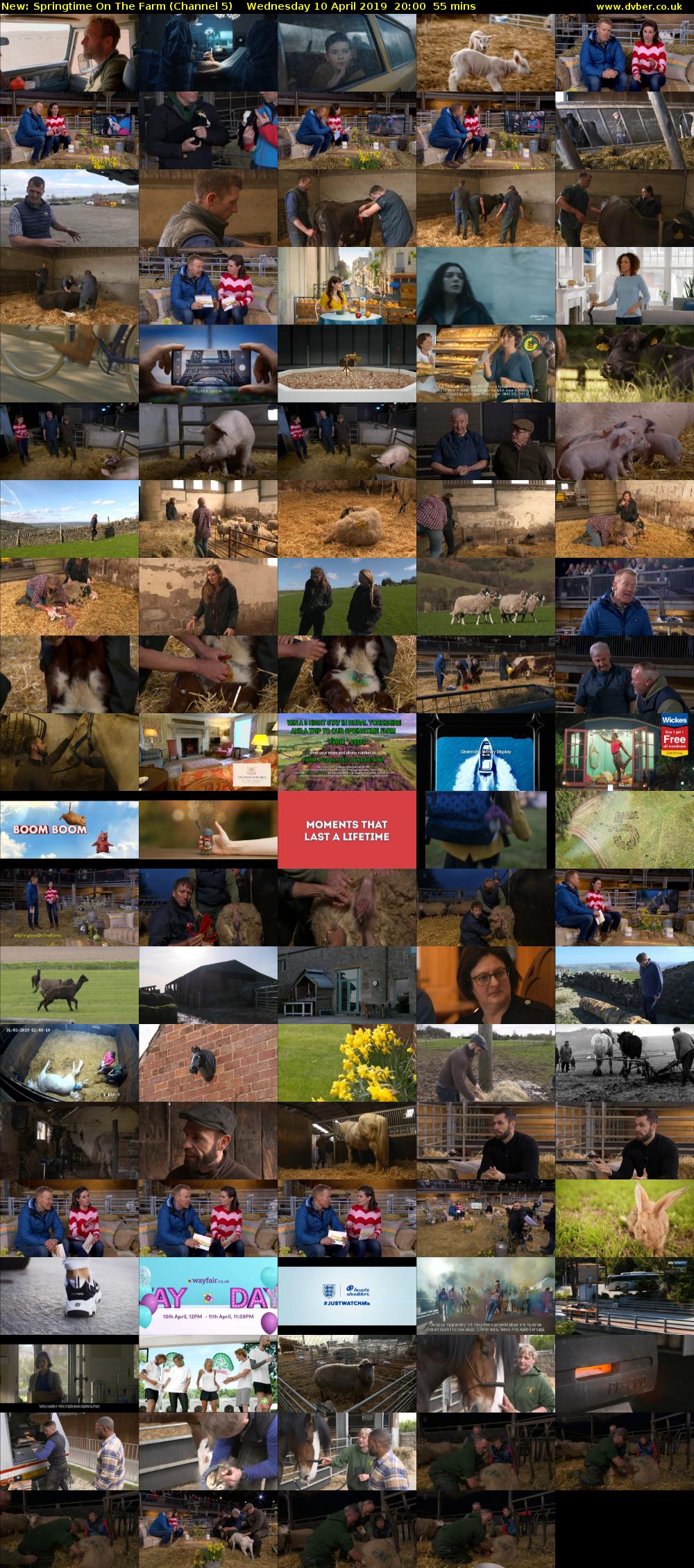 Springtime On The Farm (Channel 5) Wednesday 10 April 2019 20:00 - 20:55