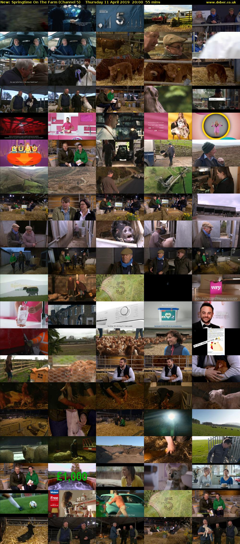 Springtime On The Farm (Channel 5) Thursday 11 April 2019 20:00 - 20:55