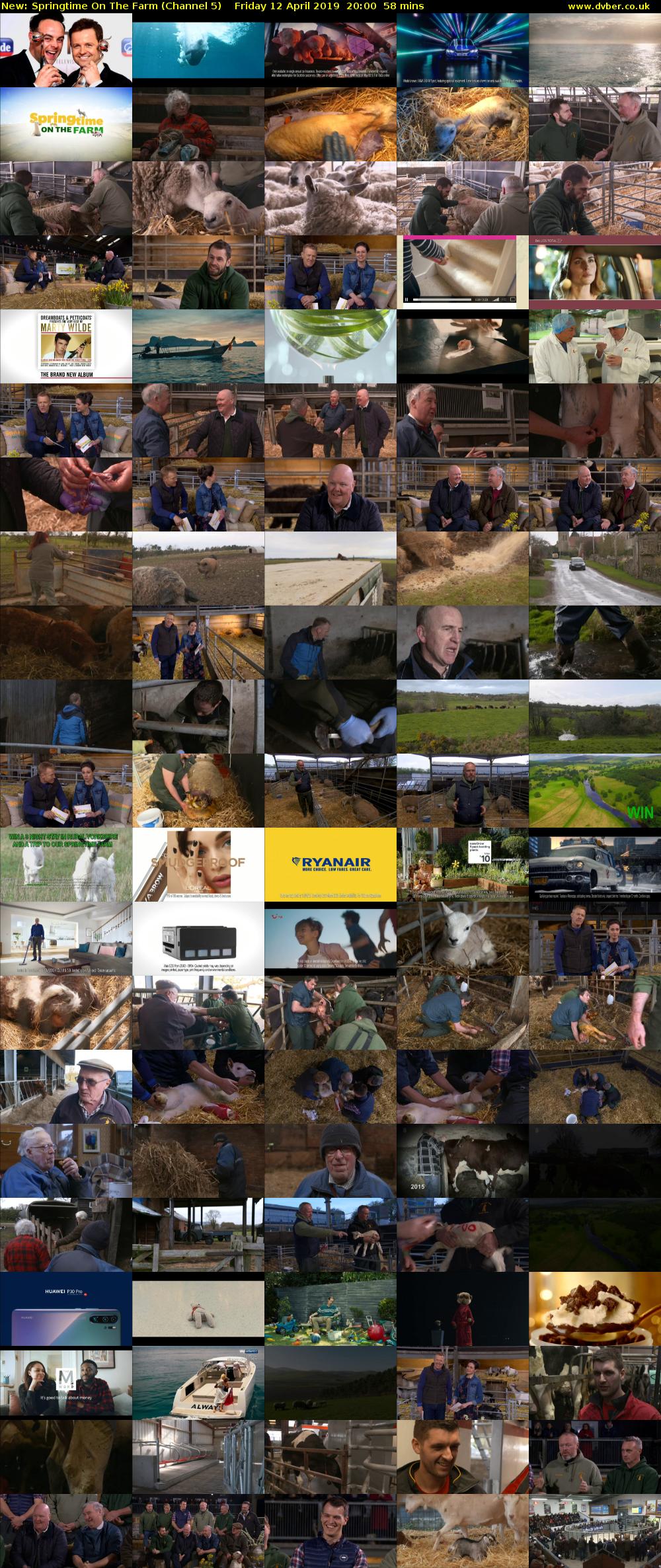 Springtime On The Farm (Channel 5) Friday 12 April 2019 20:00 - 20:58