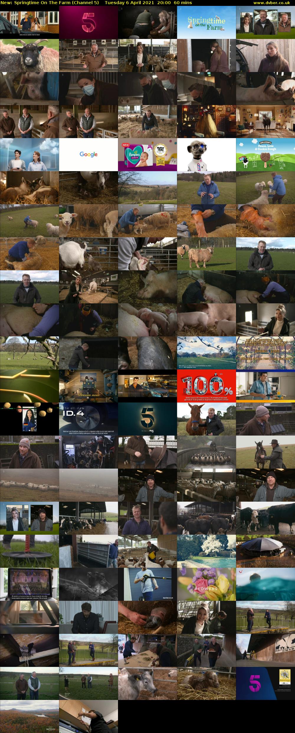 Springtime On The Farm (Channel 5) Tuesday 6 April 2021 20:00 - 21:00