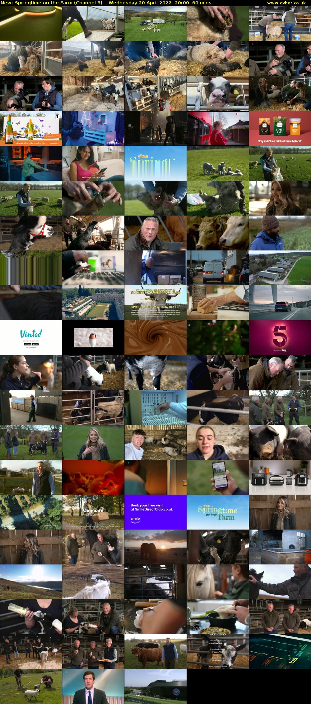Springtime On The Farm (Channel 5) Wednesday 20 April 2022 20:00 - 21:00