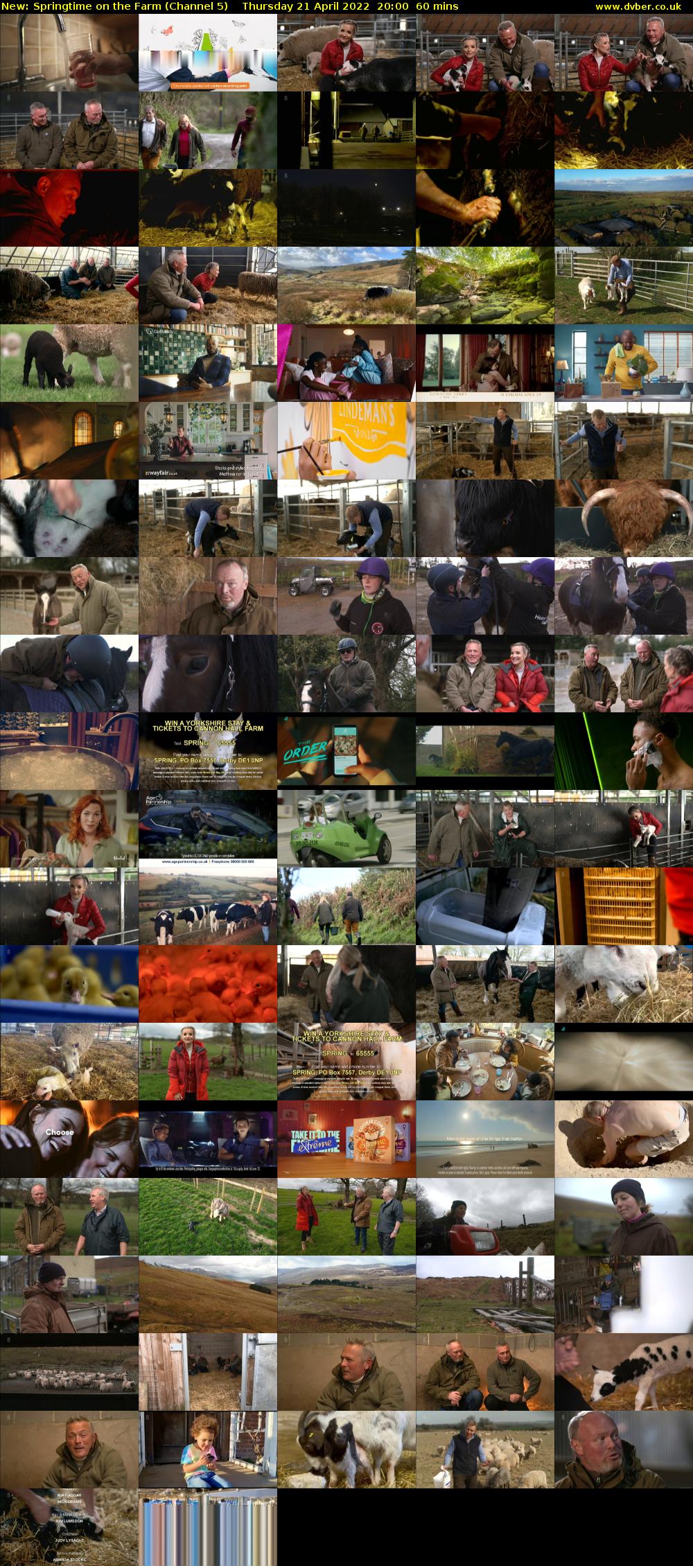 Springtime On The Farm (Channel 5) Thursday 21 April 2022 20:00 - 21:00