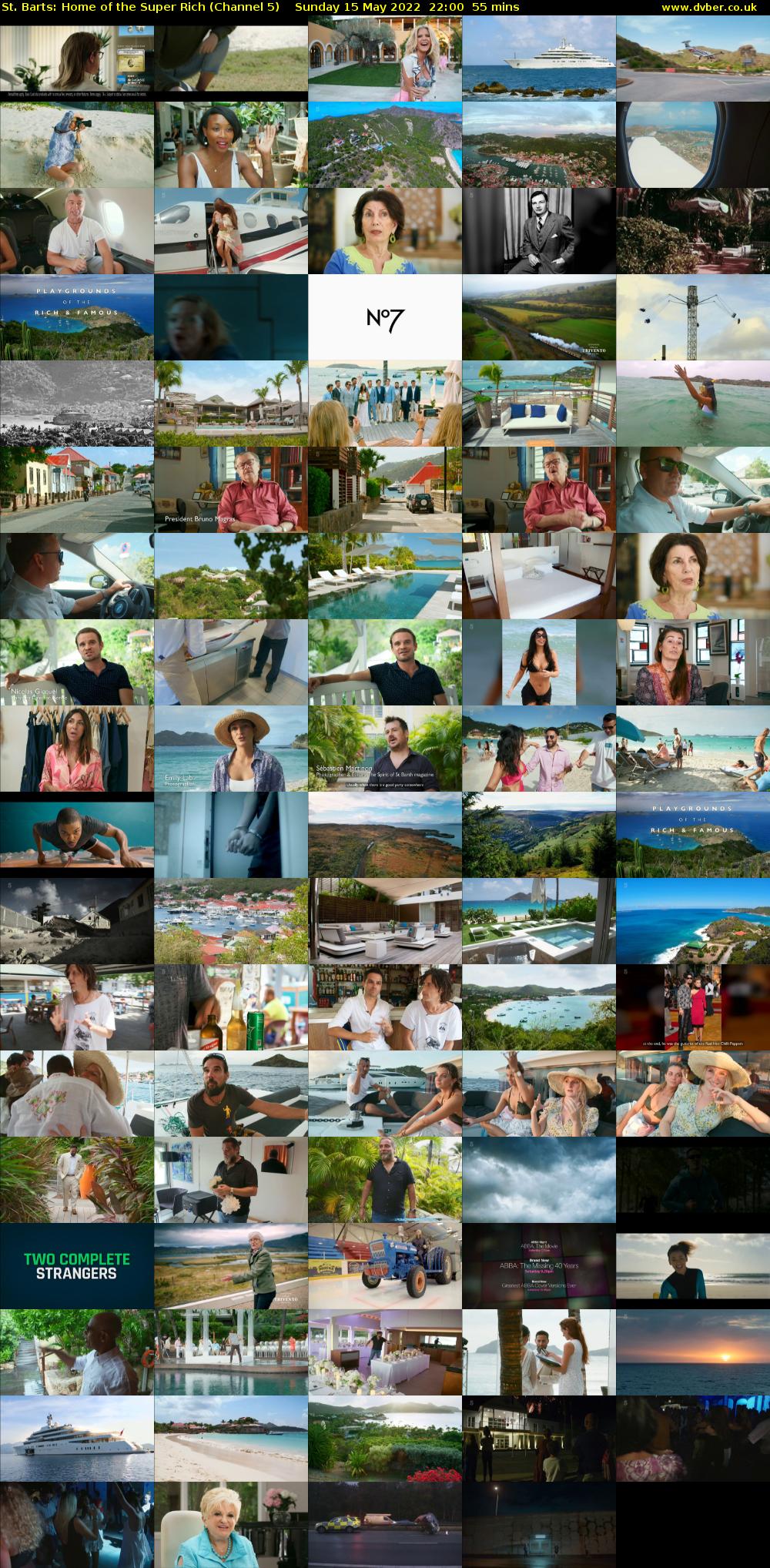 St. Barts: Home of the Super Rich (Channel 5) Sunday 15 May 2022 22:00 - 22:55