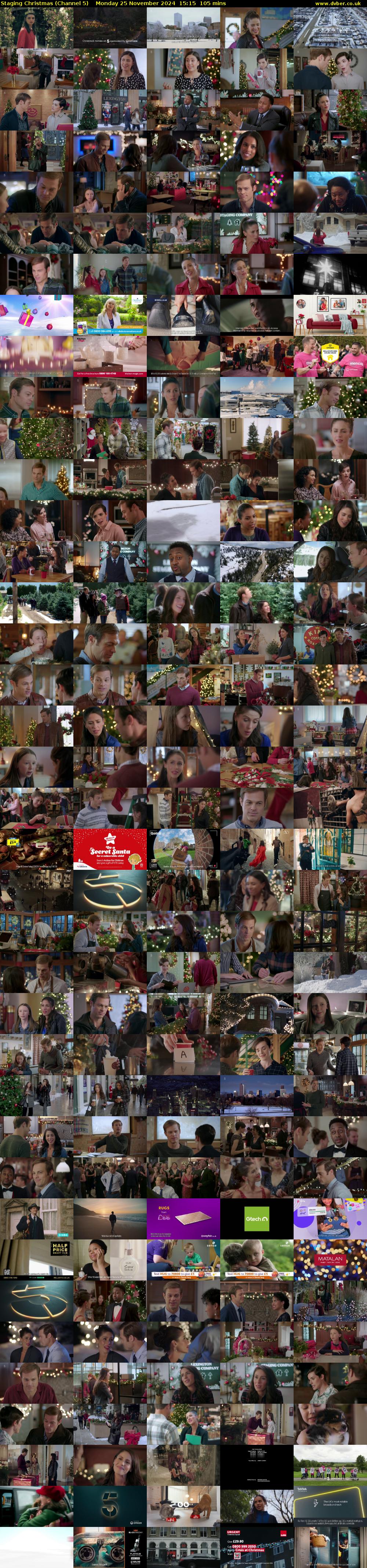 Staging Christmas (Channel 5) Monday 25 November 2024 15:15 - 17:00