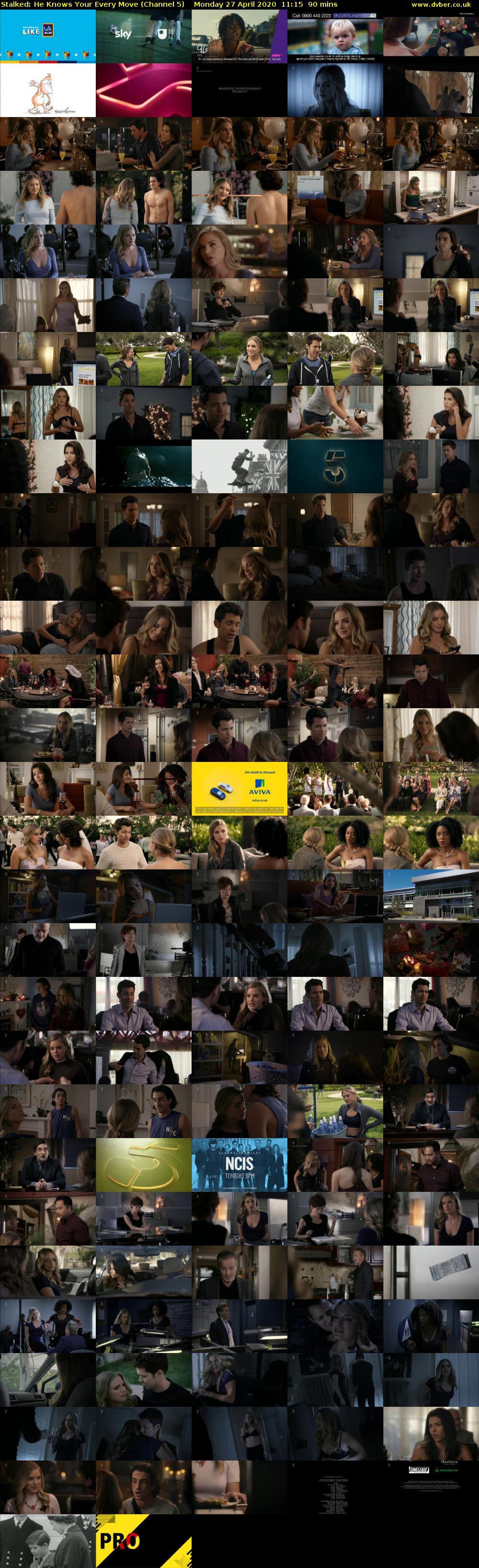Stalked: He Knows Your Every Move (Channel 5) Monday 27 April 2020 11:15 - 12:45