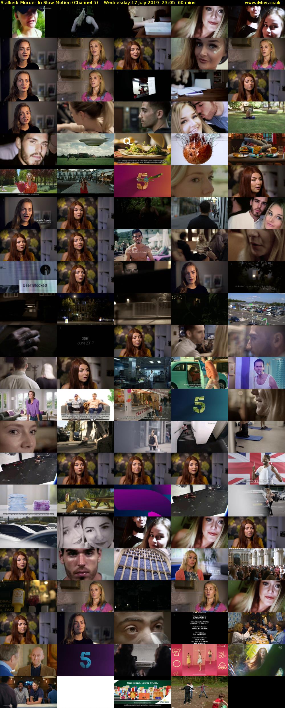 Stalked: Murder In Slow Motion (Channel 5) Wednesday 17 July 2019 23:05 - 00:05