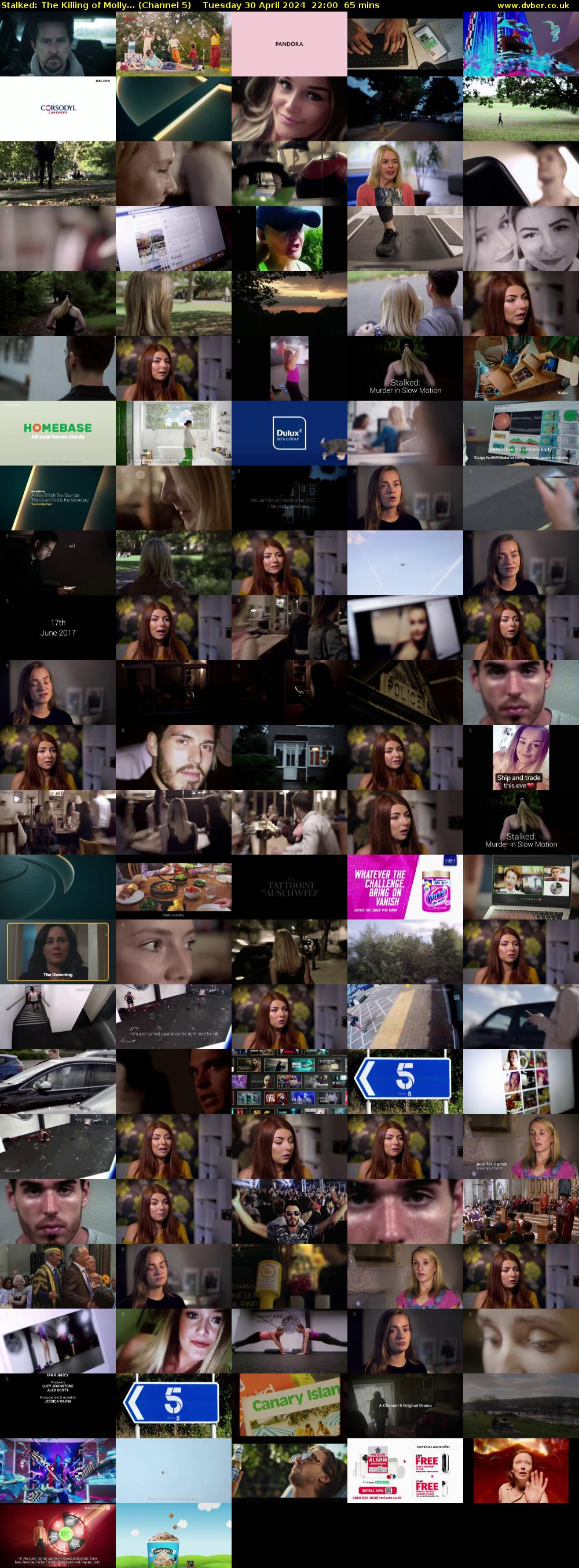 Stalked: The Killing of Molly... (Channel 5) Tuesday 30 April 2024 22:00 - 23:05