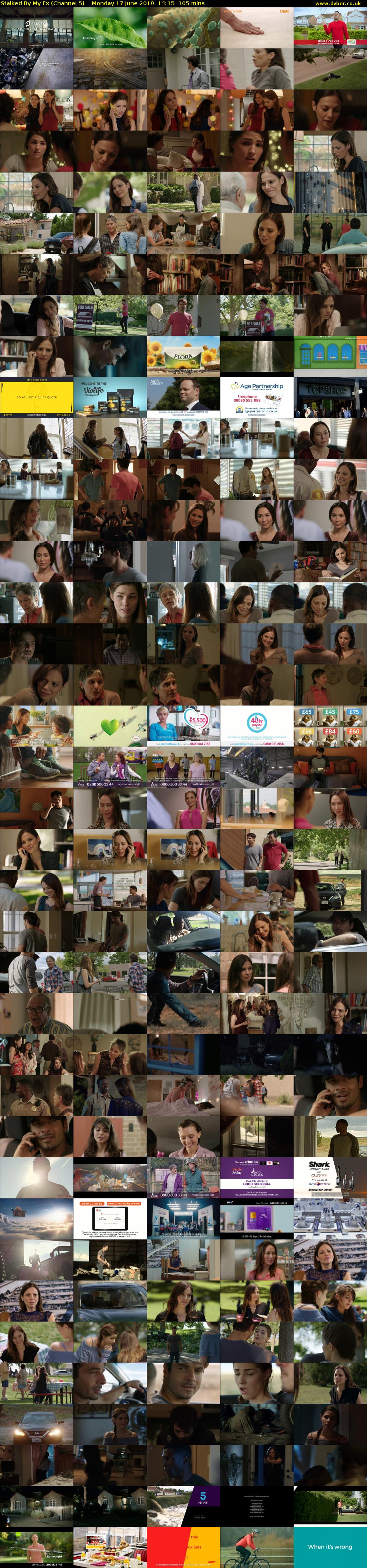 Stalked By My Ex (Channel 5) Monday 17 June 2019 14:15 - 16:00