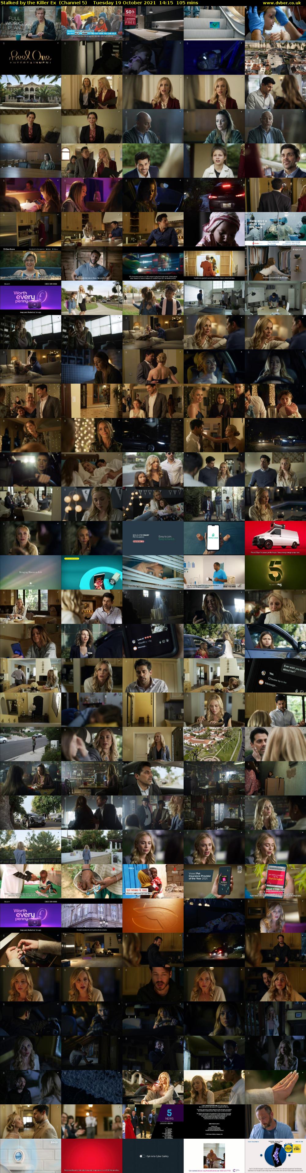 Stalked by the Killer Ex  (Channel 5) Tuesday 19 October 2021 14:15 - 16:00