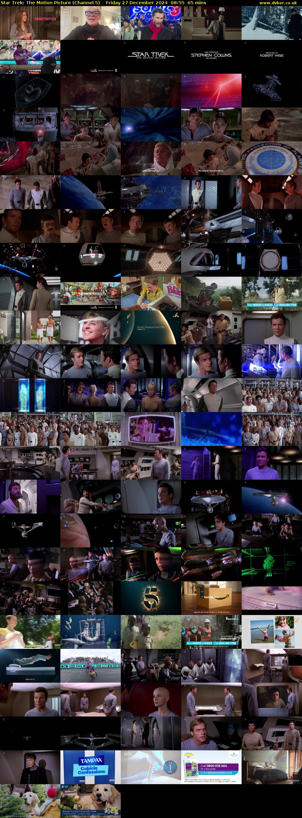 Star Trek: The Motion Picture (Channel 5) Friday 27 December 2024 08:55 - 10:00
