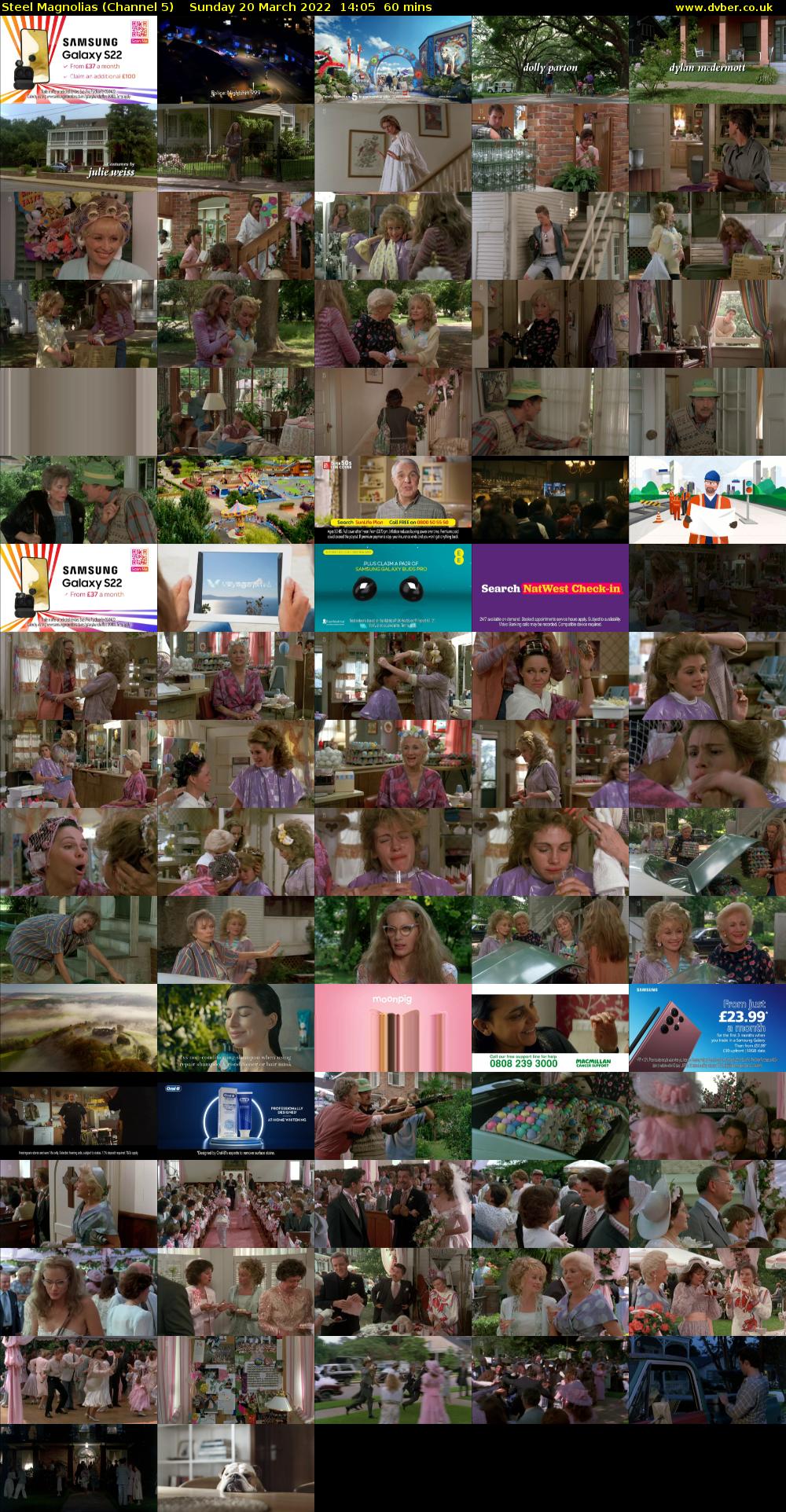 Steel Magnolias (Channel 5) Sunday 20 March 2022 14:05 - 15:05