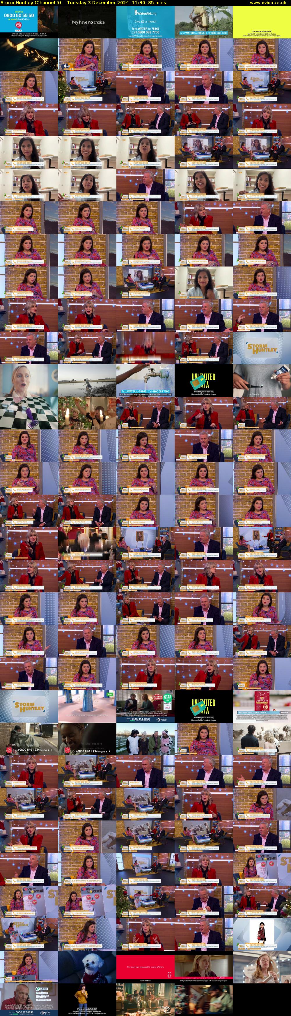 Storm Huntley (Channel 5) Tuesday 3 December 2024 11:30 - 12:55