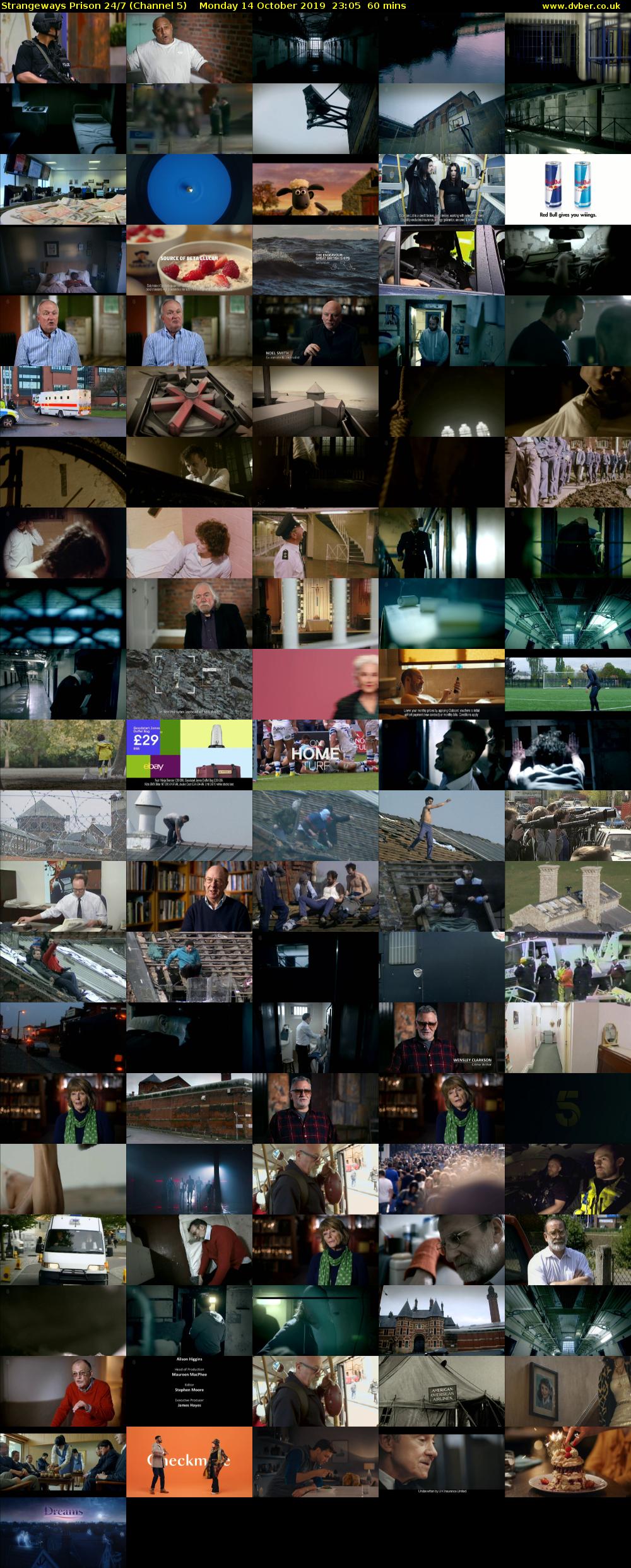Strangeways Prison 24/7 (Channel 5) Monday 14 October 2019 23:05 - 00:05