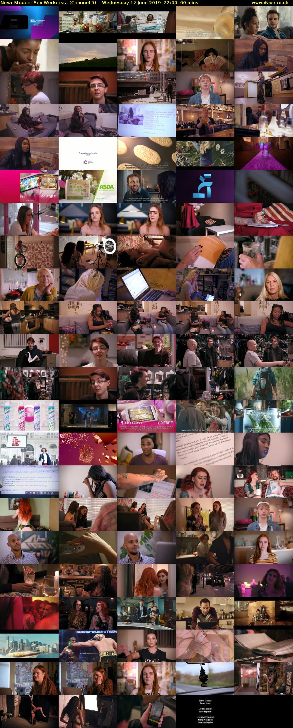 Student Sex Workers:.. (Channel 5) Wednesday 12 June 2019 22:00 - 23:00