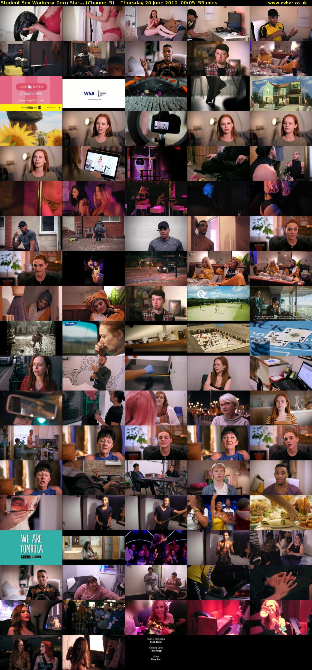 Student Sex Workers: Porn Star... (Channel 5) Thursday 20 June 2019 00:05 - 01:00
