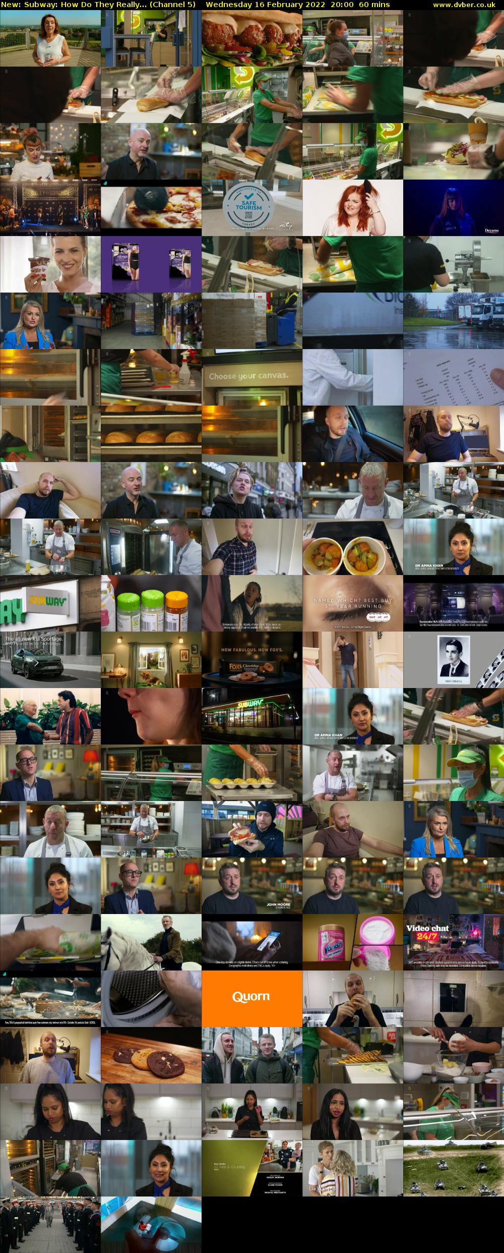 Subway: How Do They Really... (Channel 5) Wednesday 16 February 2022 20:00 - 21:00