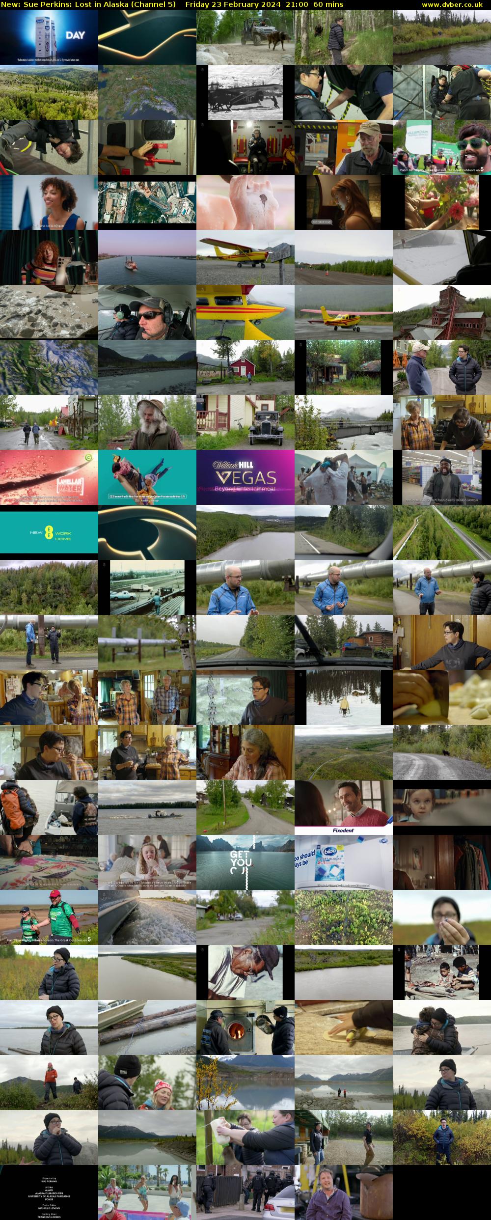 Sue Perkins: Lost In Alaska (Channel 5) Friday 23 February 2024 21:00 - 22:00