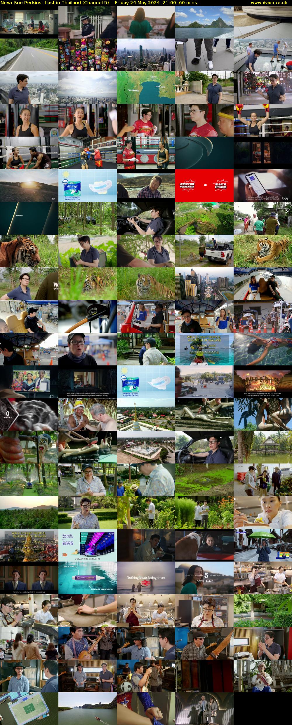 Sue Perkins: Lost in Thailand (Channel 5) Friday 24 May 2024 21:00 - 22:00