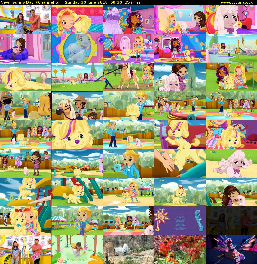 Sunny Day (Channel 5) Sunday 30 June 2019 09:30 - 09:55