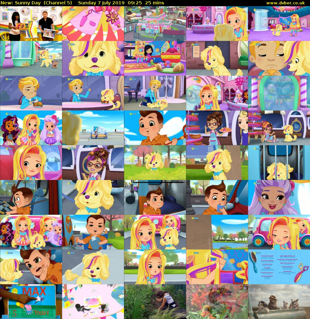Sunny Day (Channel 5) Sunday 7 July 2019 09:25 - 09:50
