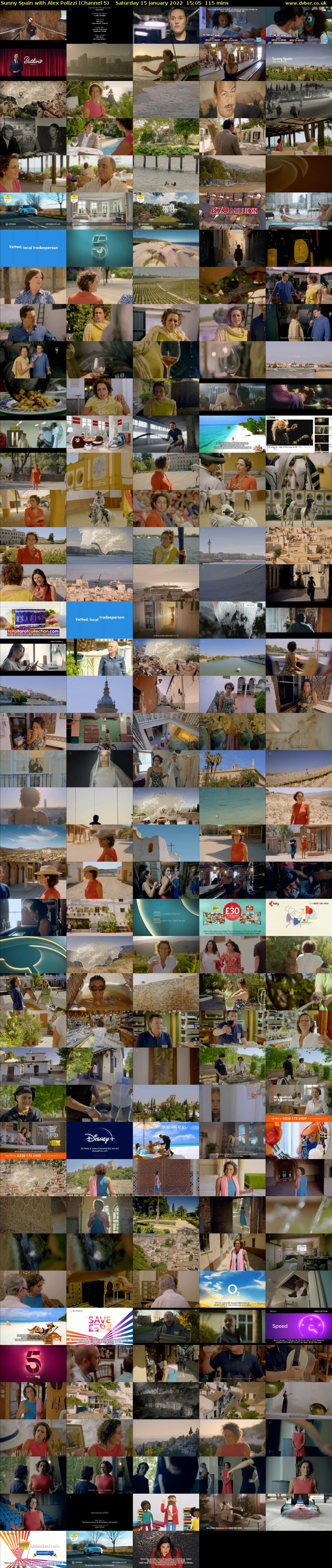 Sunny Spain with Alex Polizzi (Channel 5) Saturday 15 January 2022 15:05 - 17:00