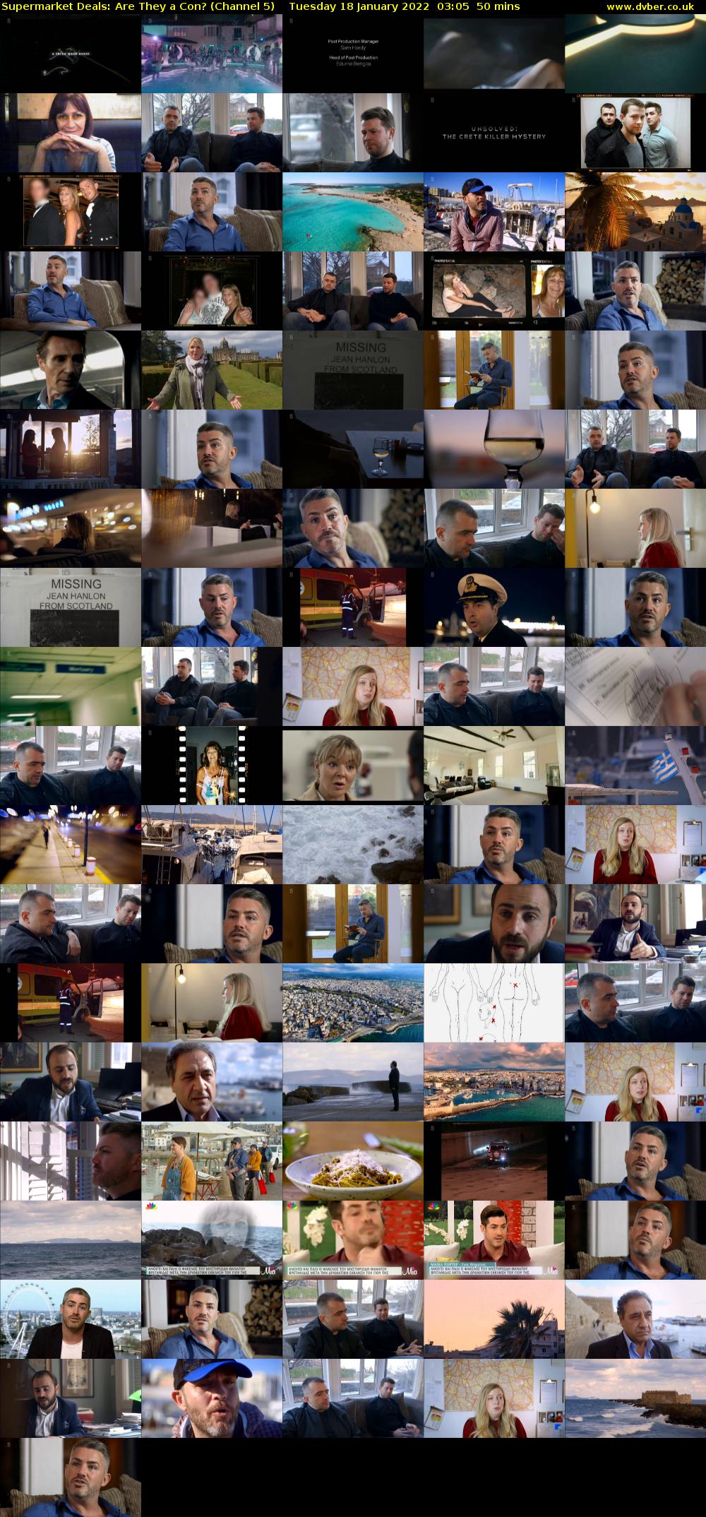 Supermarket Deals: Are They a Con? (Channel 5) Tuesday 18 January 2022 03:05 - 03:55