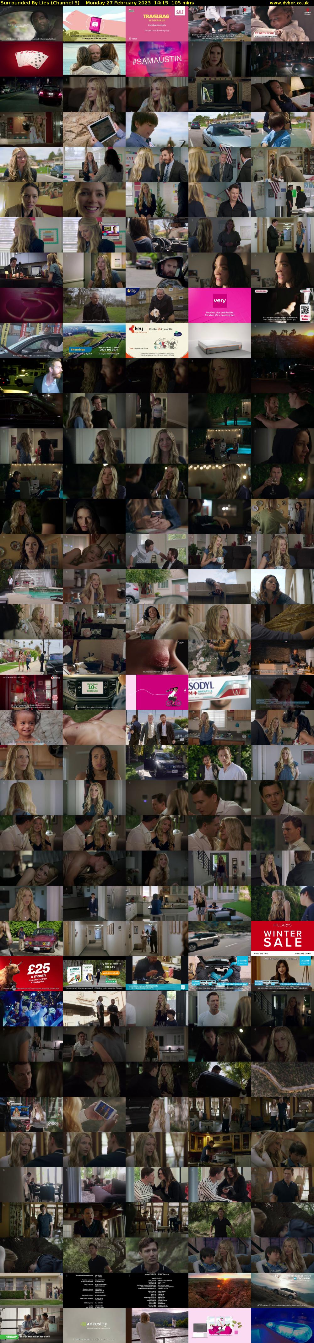 Surrounded By Lies (Channel 5) Monday 27 February 2023 14:15 - 16:00