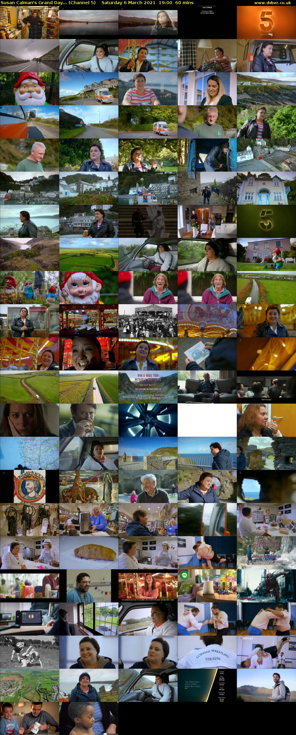 Susan Calman's Grand Day... (Channel 5) Saturday 6 March 2021 19:00 - 20:00