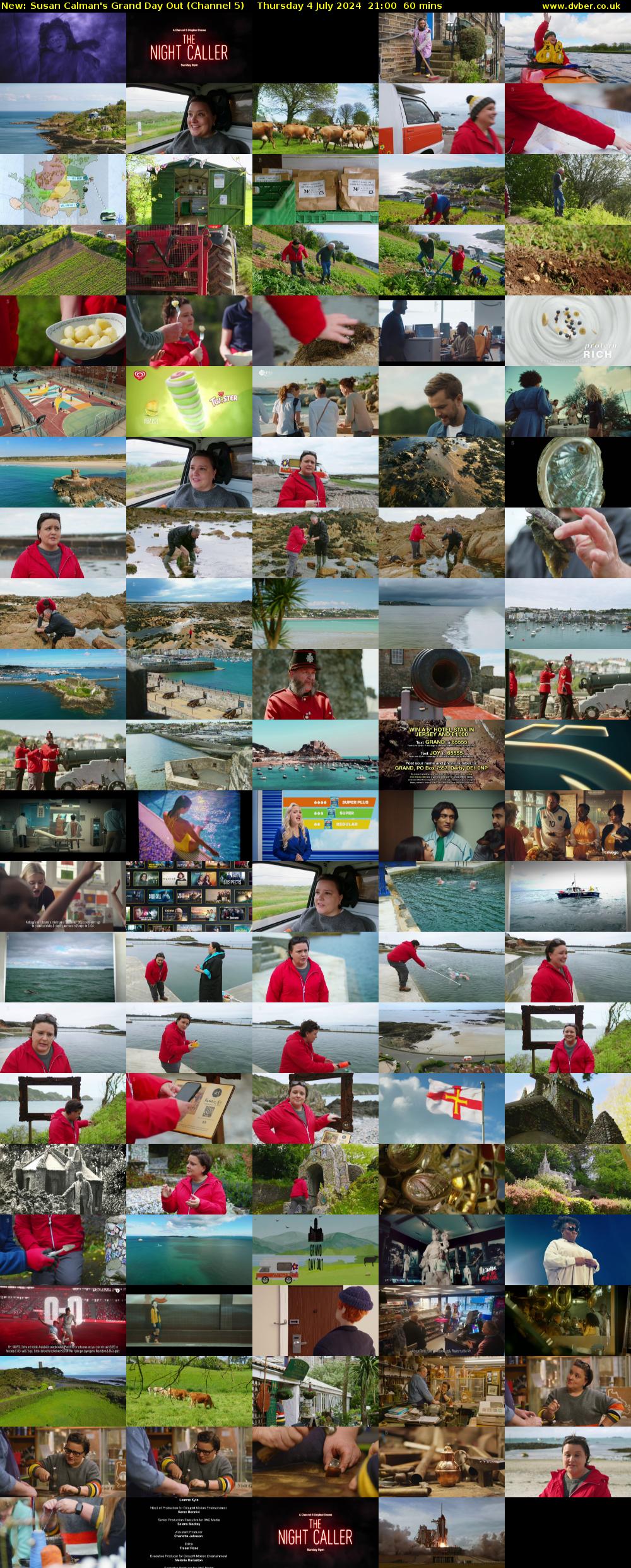 Susan Calman's Grand Day Out (Channel 5) Thursday 4 July 2024 21:00 - 22:00