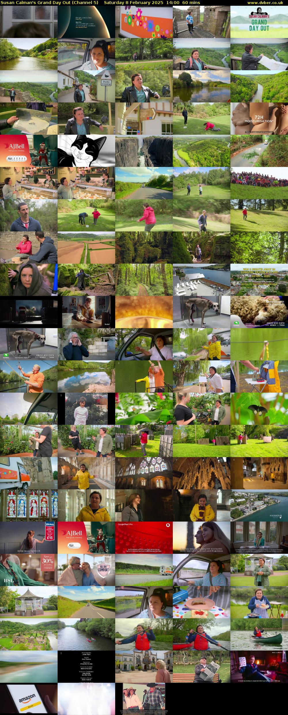 Susan Calman's Grand Day Out (Channel 5) Saturday 8 February 2025 14:00 - 15:00