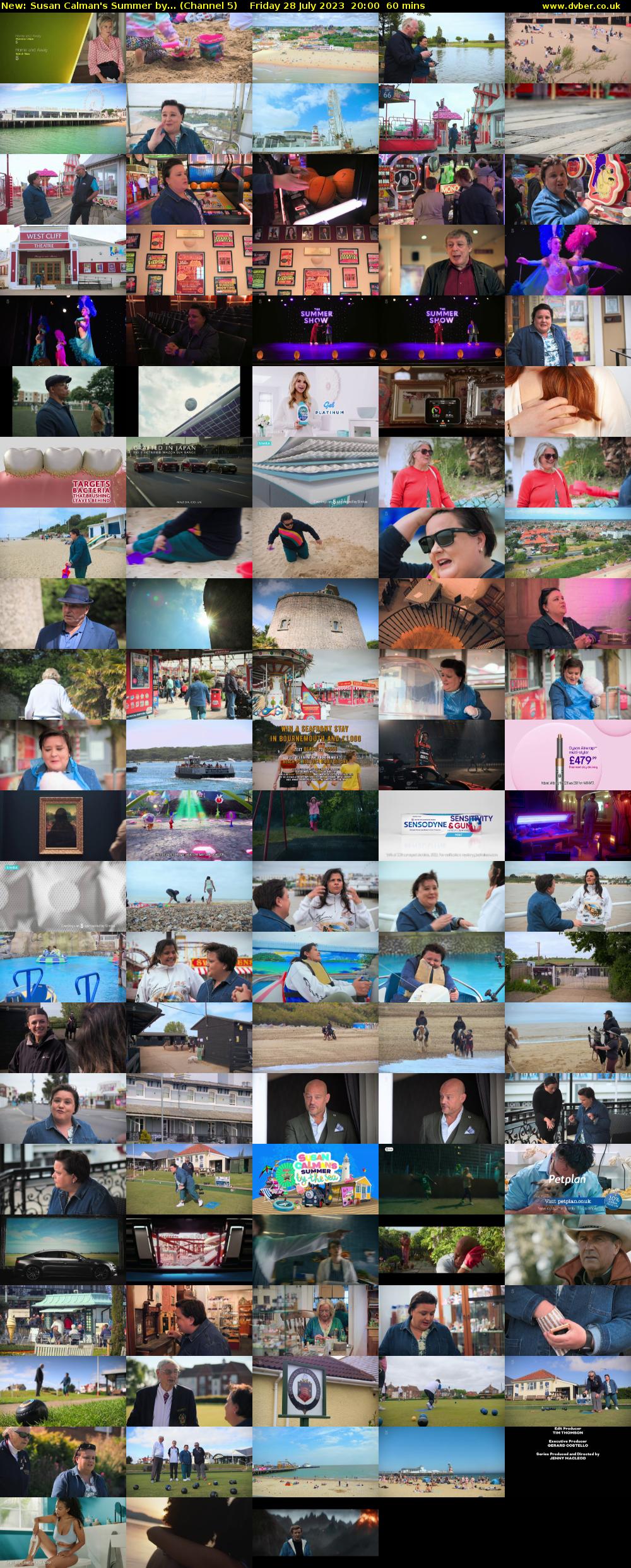 Susan Calman's Summer by... (Channel 5) Friday 28 July 2023 20:00 - 21:00