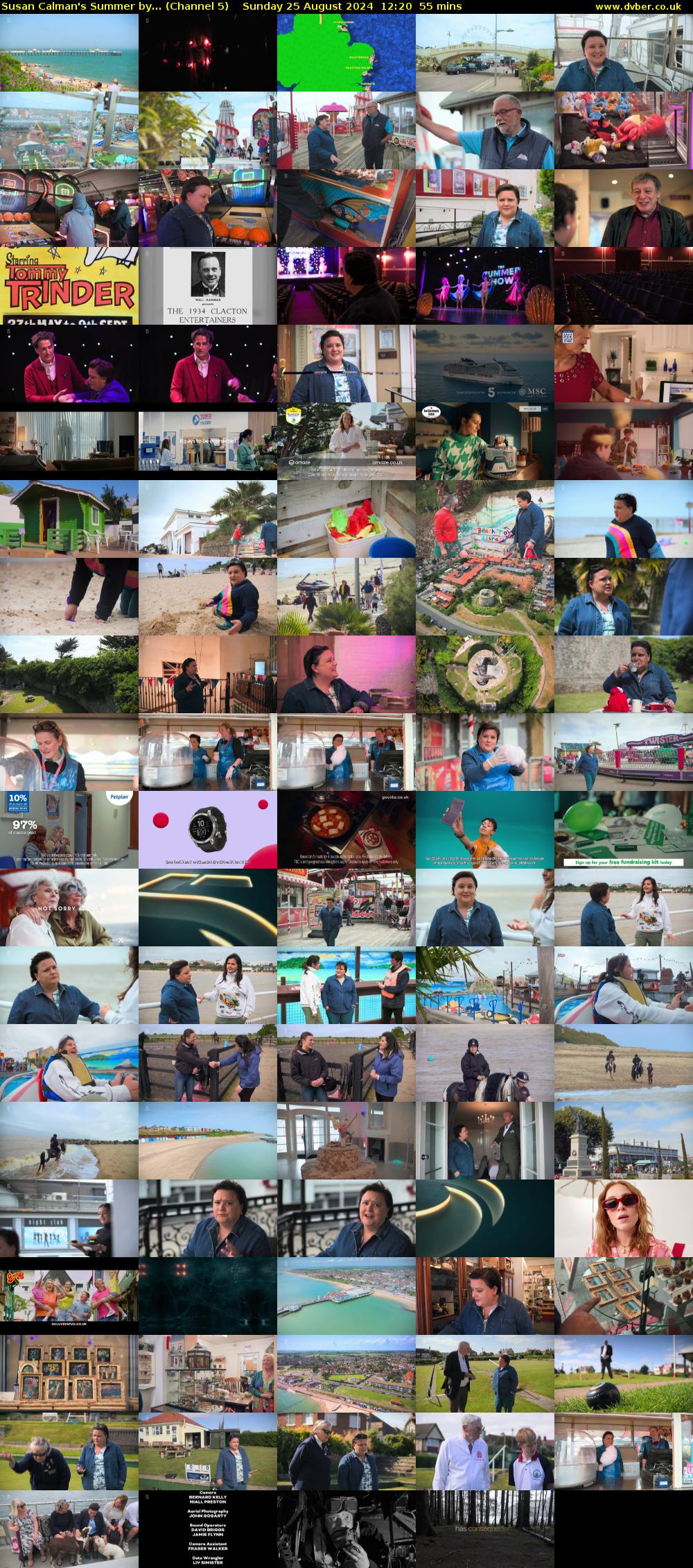 Susan Calman's Summer by... (Channel 5) Sunday 25 August 2024 12:20 - 13:15