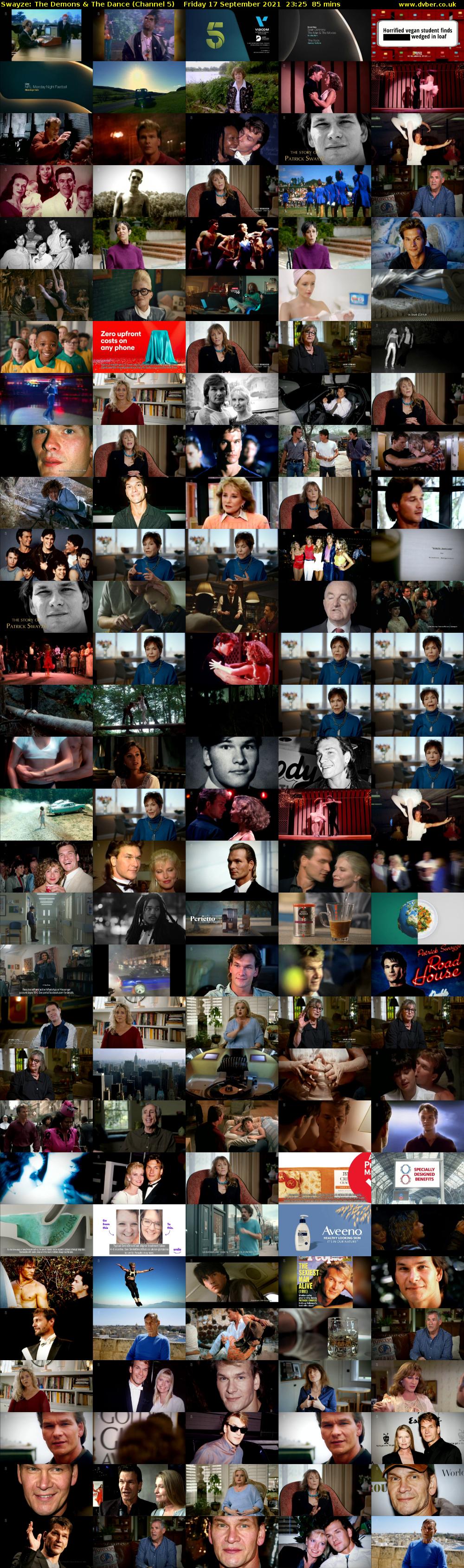 Swayze: The Demons & The Dance (Channel 5) Friday 17 September 2021 23:25 - 00:50
