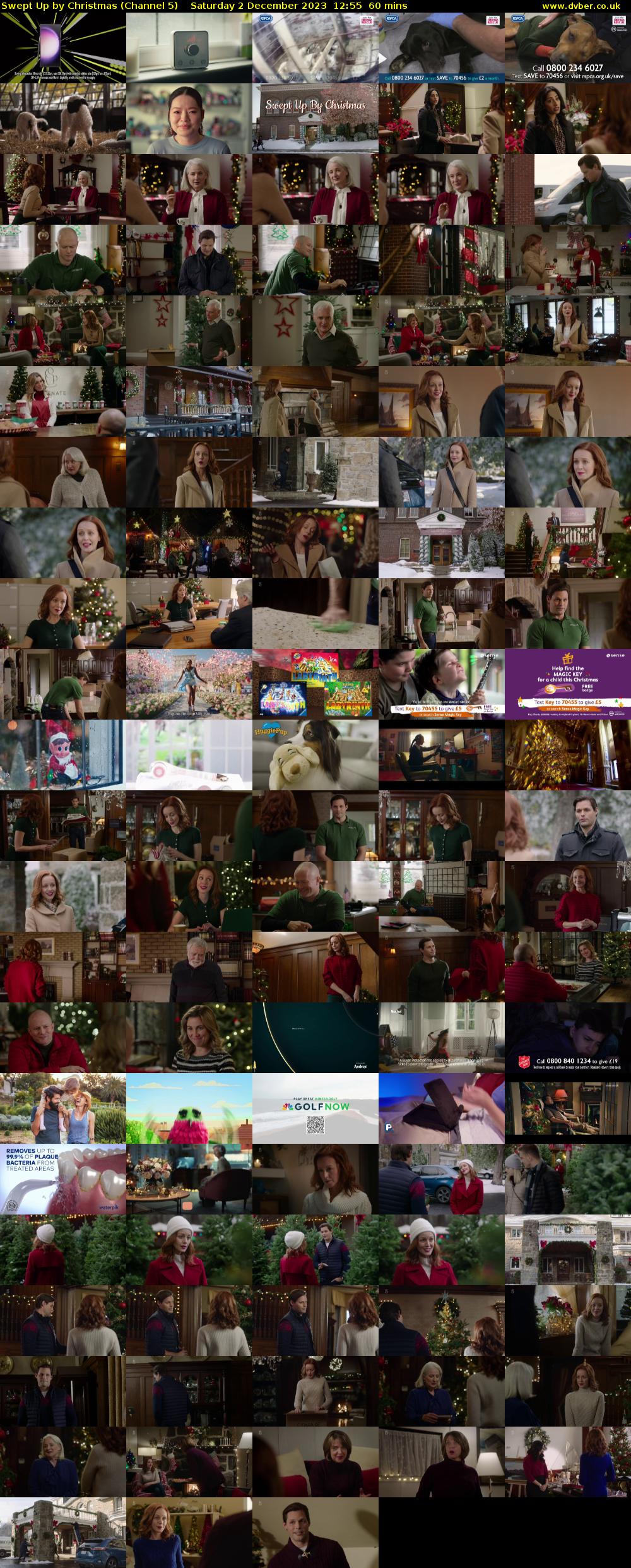 Swept Up by Christmas (Channel 5) Saturday 2 December 2023 12:55 - 13:55
