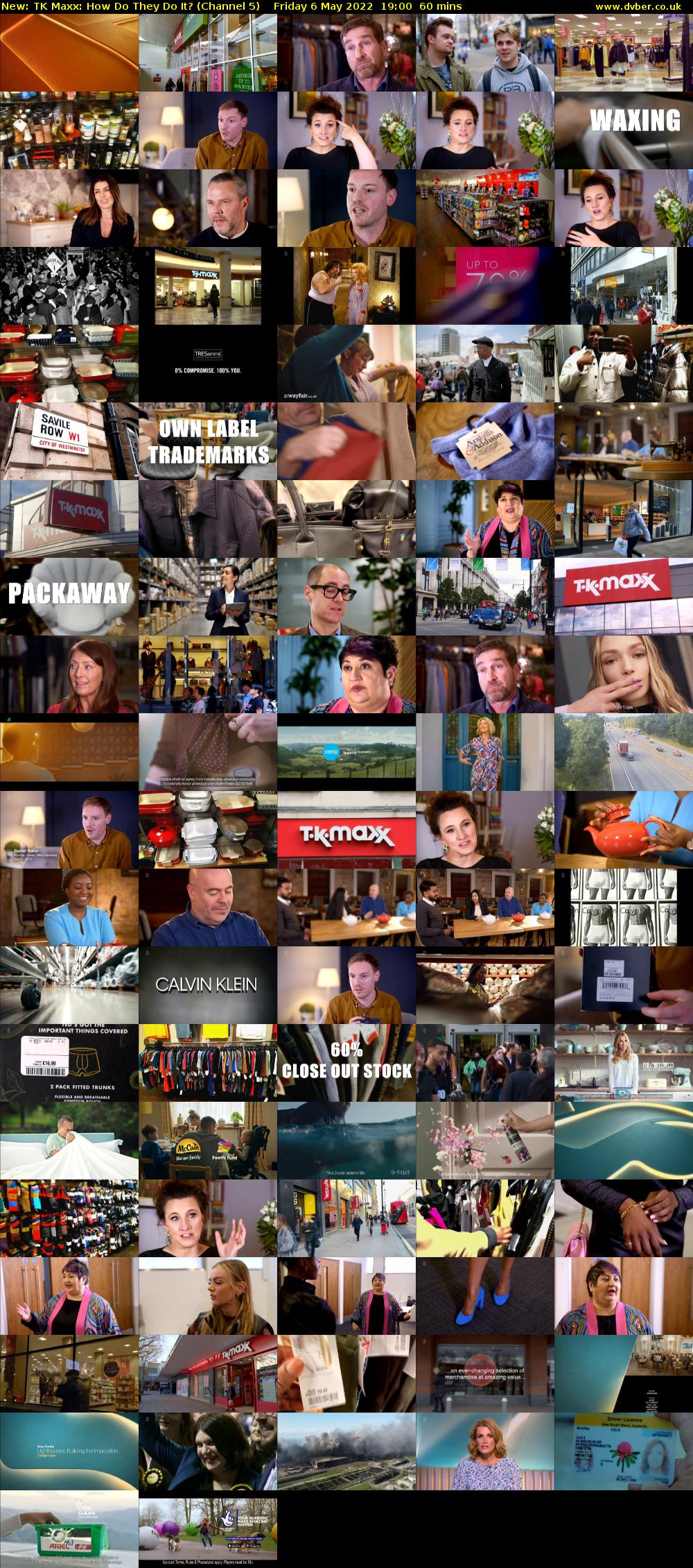 TK Maxx: How Do They Do It? (Channel 5) Friday 6 May 2022 19:00 - 20:00